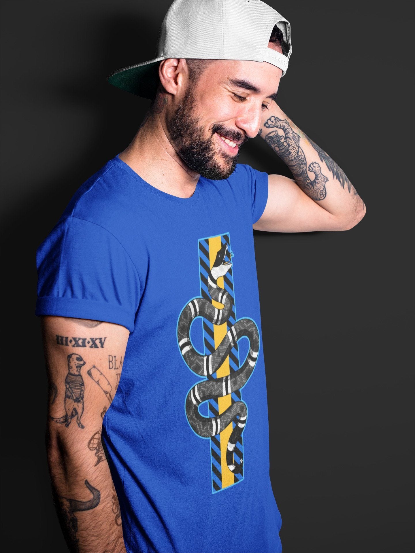 Jordan 2 OFF-WHITE Black Blue Shirt To Match Jordans Snake Sneaker Tees Jordan 2 OFF-WHITE Black Blue Drip Gear Zone Sneaker Matching Clothing Unisex Shirts