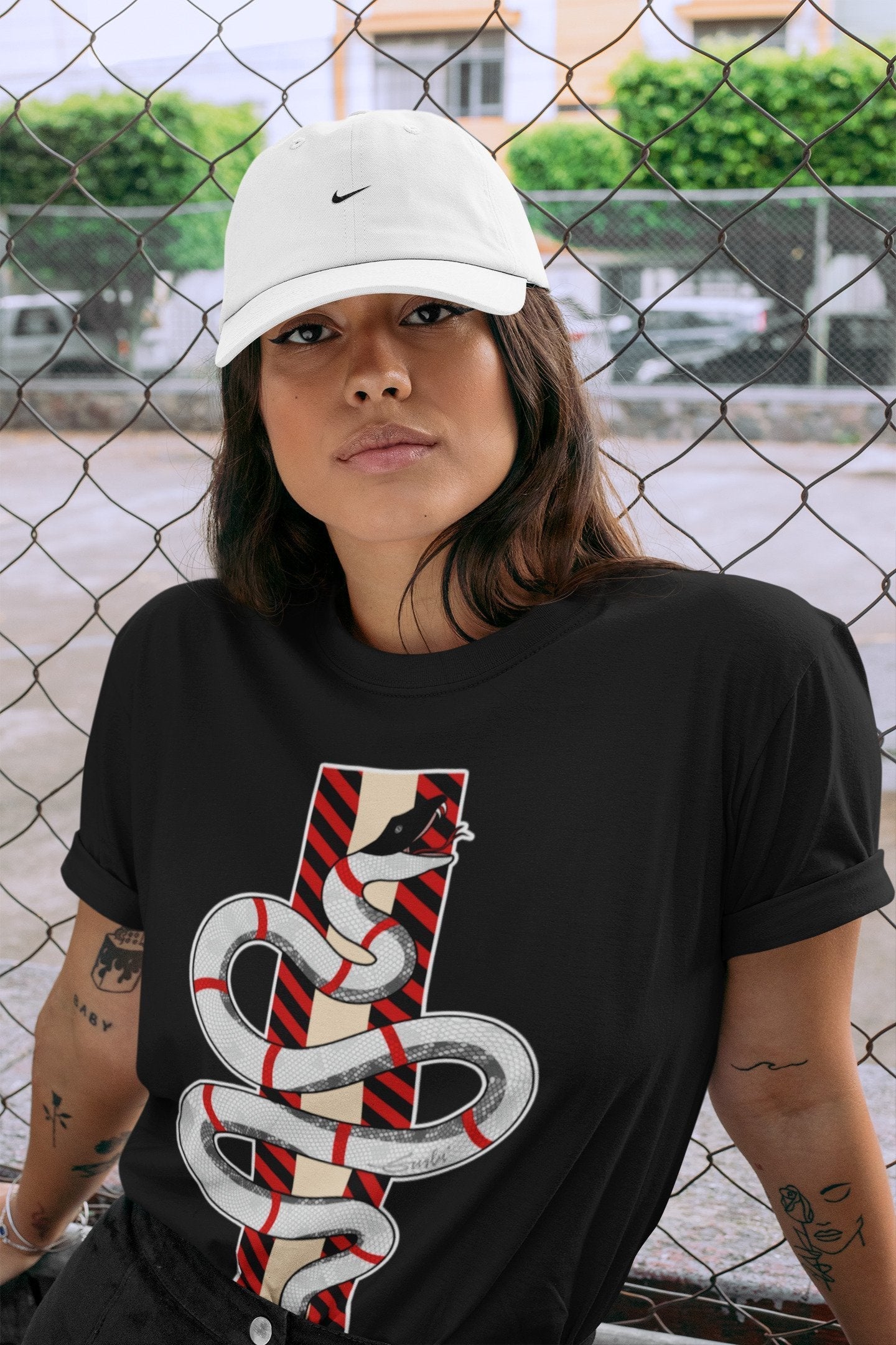 Jordan 2 OFF-WHITE Varsity Red Shirt To Match Jordans Snake Sneaker Tees Jordan 2 OFF-WHITE Varsity Red Drip Gear Zone Sneaker Matching Clothing Unisex Shirts