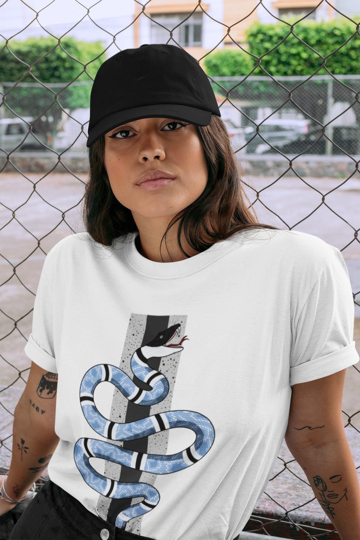 Jordan 4 University Blue Shirt To Match Jordans Snake Sneaker Tees Jordan 4 University Blue Drip Gear Zone Sneaker Matching Clothing Unisex Shirts