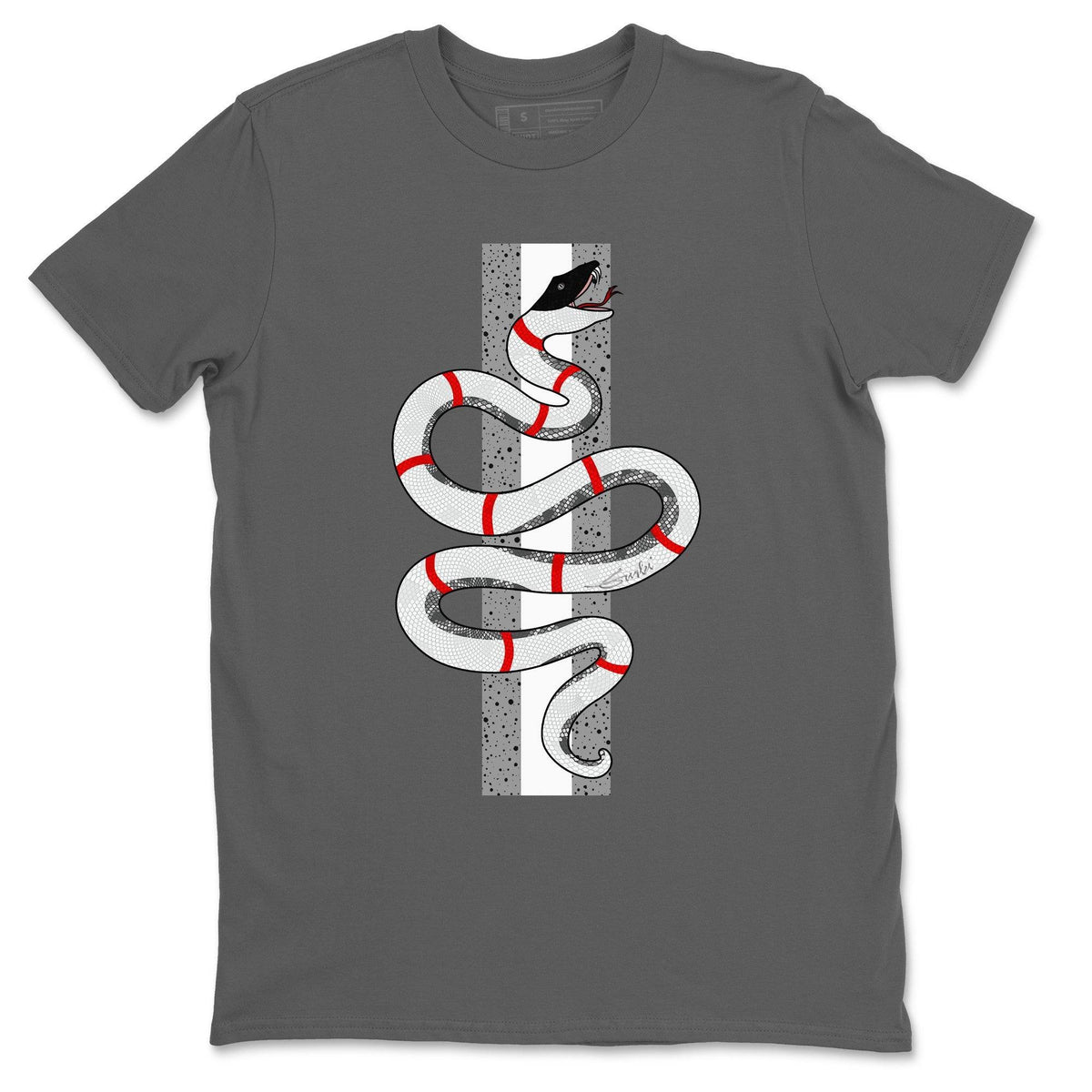 Jordan 4 Tech Grey Shirt To Match Jordans Snake Sneaker Tees Jordan 4 Tech Grey Drip Gear Zone Sneaker Matching Clothing Unisex Shirts