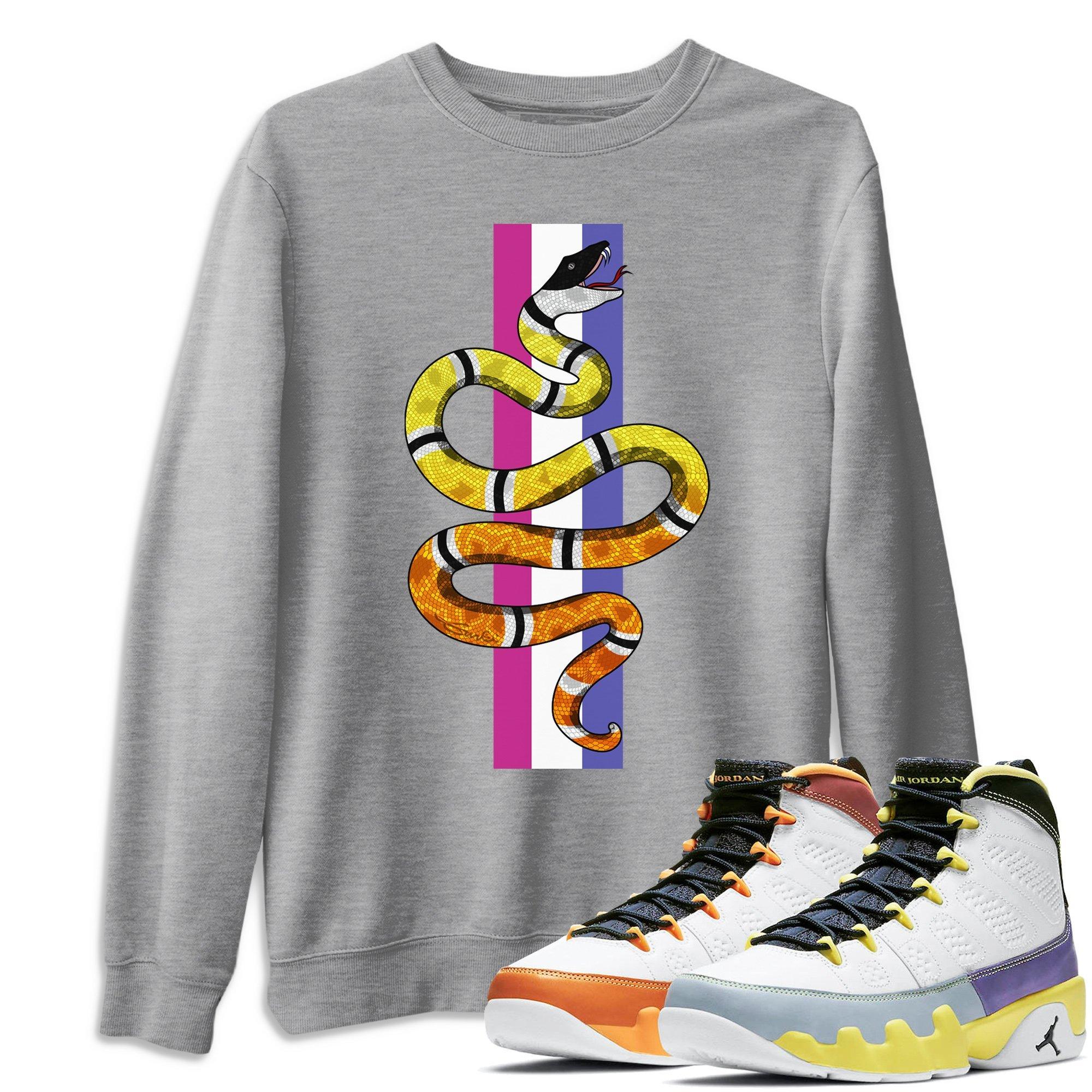 Jordan 9 Change The World Shirt To Match Jordans Snake Sneaker Tees Jordan 9 Change The World Drip Gear Zone Sneaker Matching Clothing Unisex Shirts
