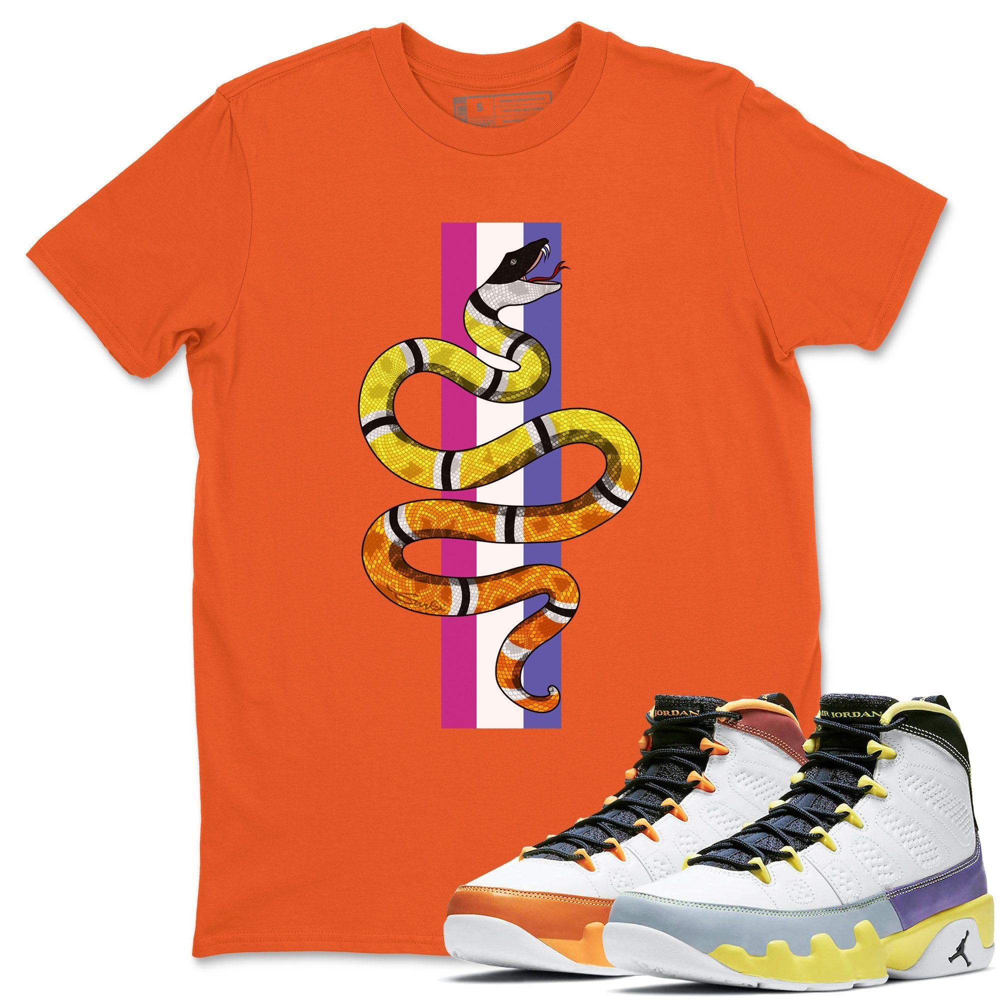 Jordan 9 Change The World Shirt To Match Jordans Snake Sneaker Tees Jordan 9 Change The World Drip Gear Zone Sneaker Matching Clothing Unisex Shirts