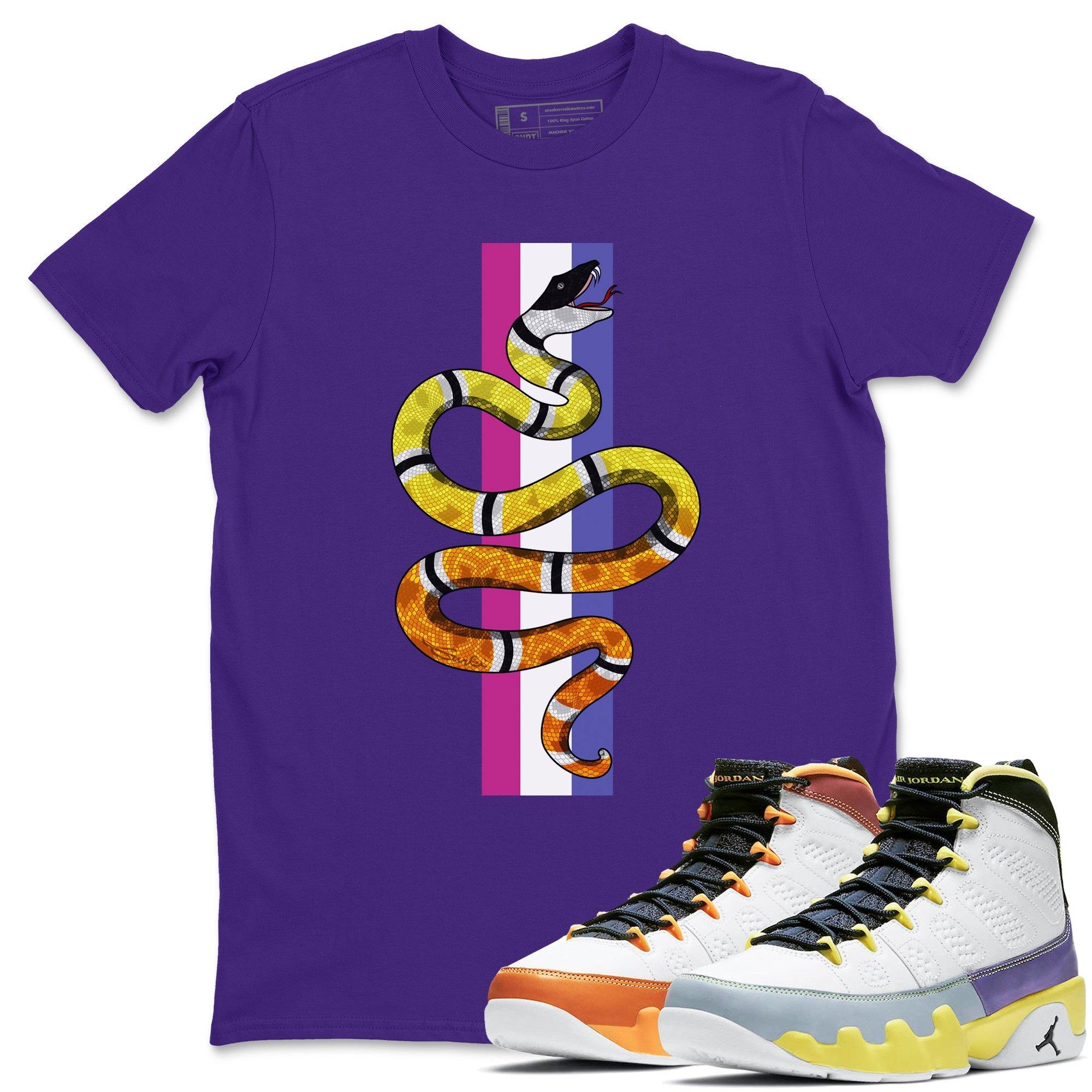 Jordan 9 Change The World Shirt To Match Jordans Snake Sneaker Tees Jordan 9 Change The World Drip Gear Zone Sneaker Matching Clothing Unisex Shirts