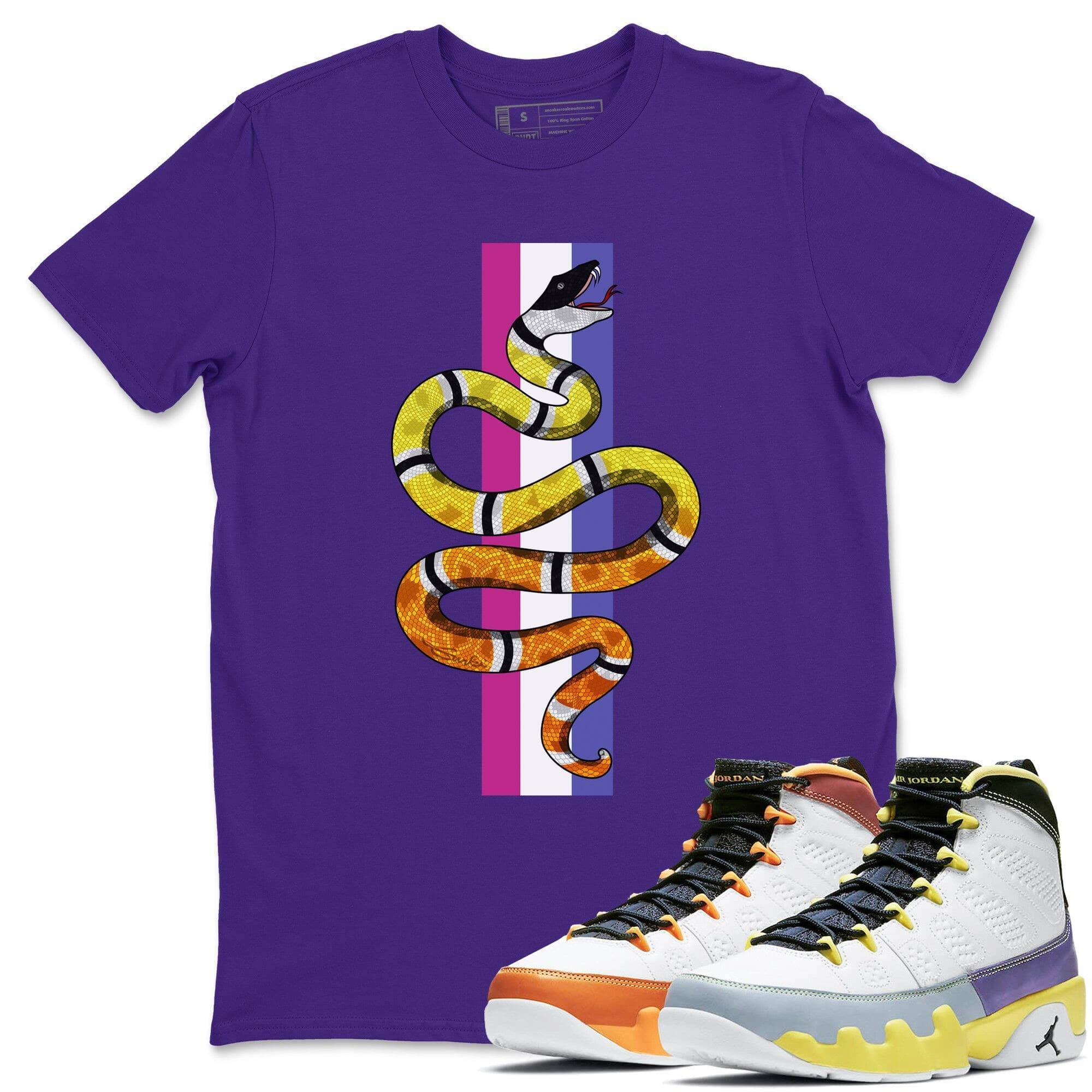 Jordan 9 Change The World Shirt To Match Jordans Snake Sneaker Tees Jordan 9 Change The World Drip Gear Zone Sneaker Matching Clothing Unisex Shirts