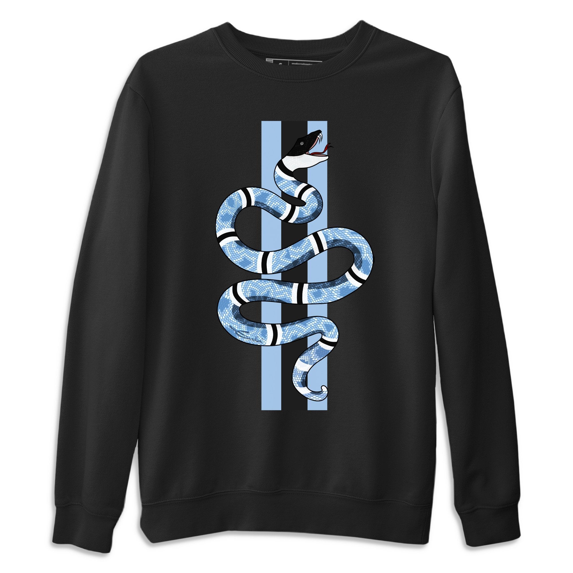 Jordan 1 University Blue Shirt To Match Jordans Snake Sneaker Tees Jordan 1 University Blue Drip Gear Zone Sneaker Matching Clothing Unisex Shirts