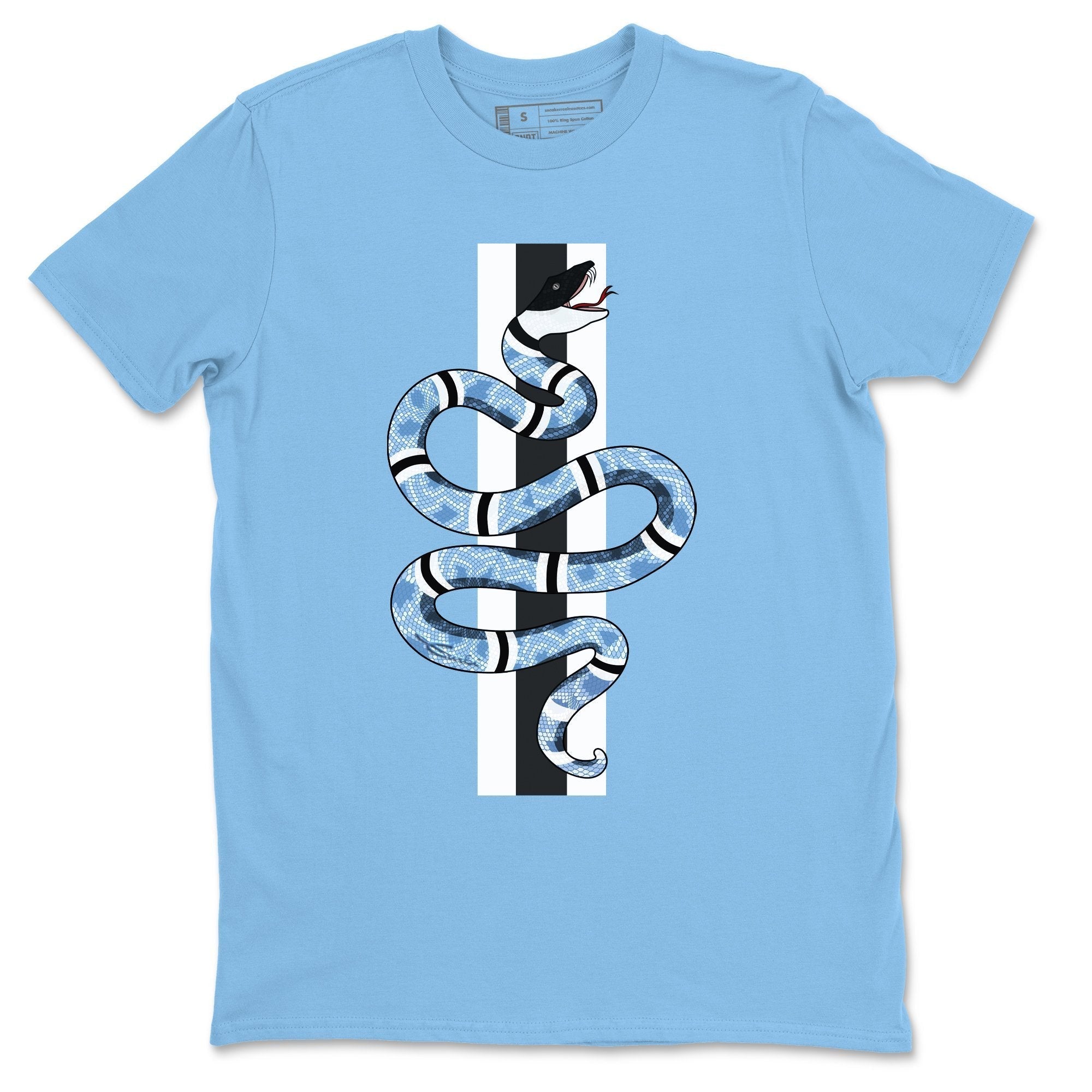 Jordan 1 University Blue Shirt To Match Jordans Snake Sneaker Tees Jordan 1 University Blue Drip Gear Zone Sneaker Matching Clothing Unisex Shirts