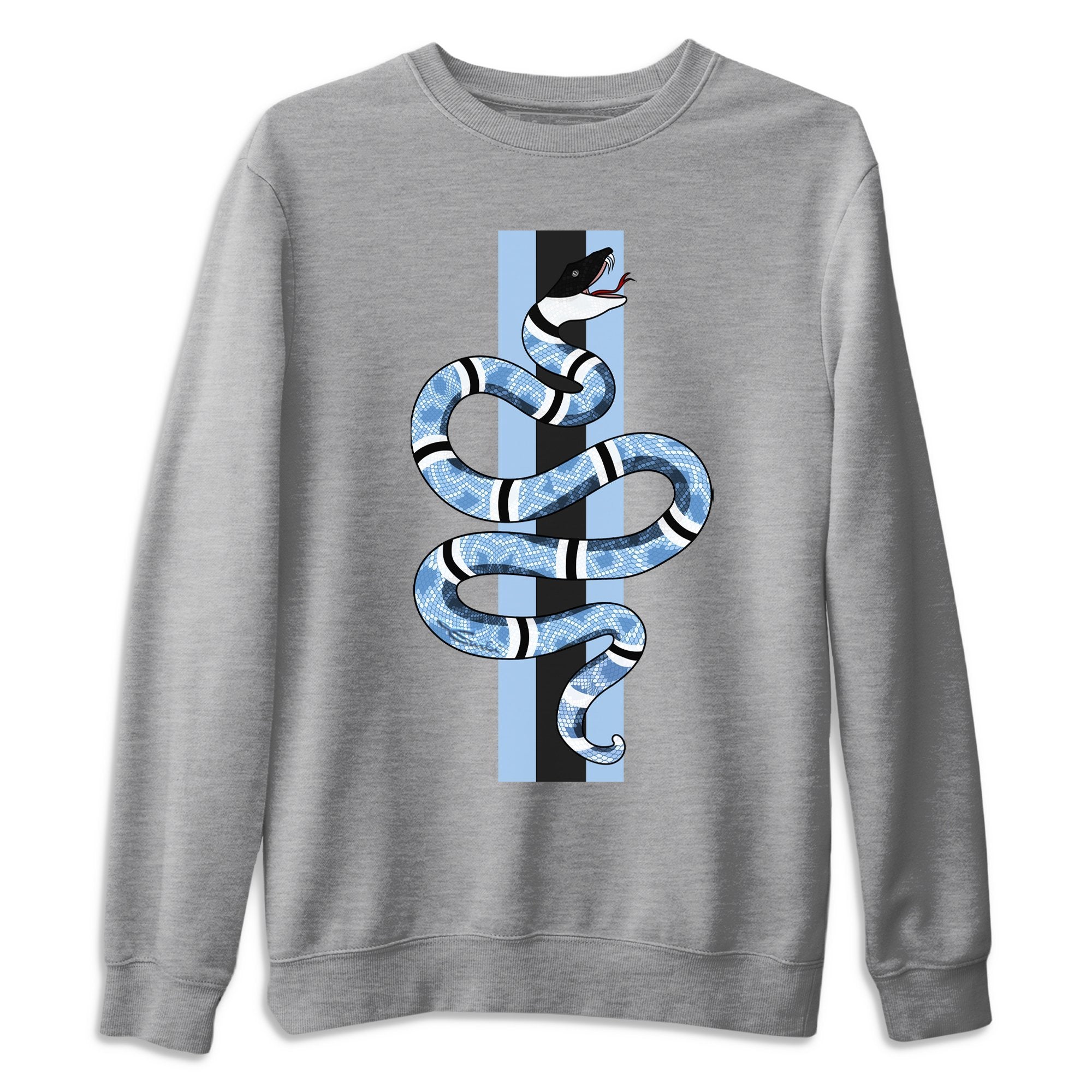 Jordan 1 University Blue Shirt To Match Jordans Snake Sneaker Tees Jordan 1 University Blue Drip Gear Zone Sneaker Matching Clothing Unisex Shirts