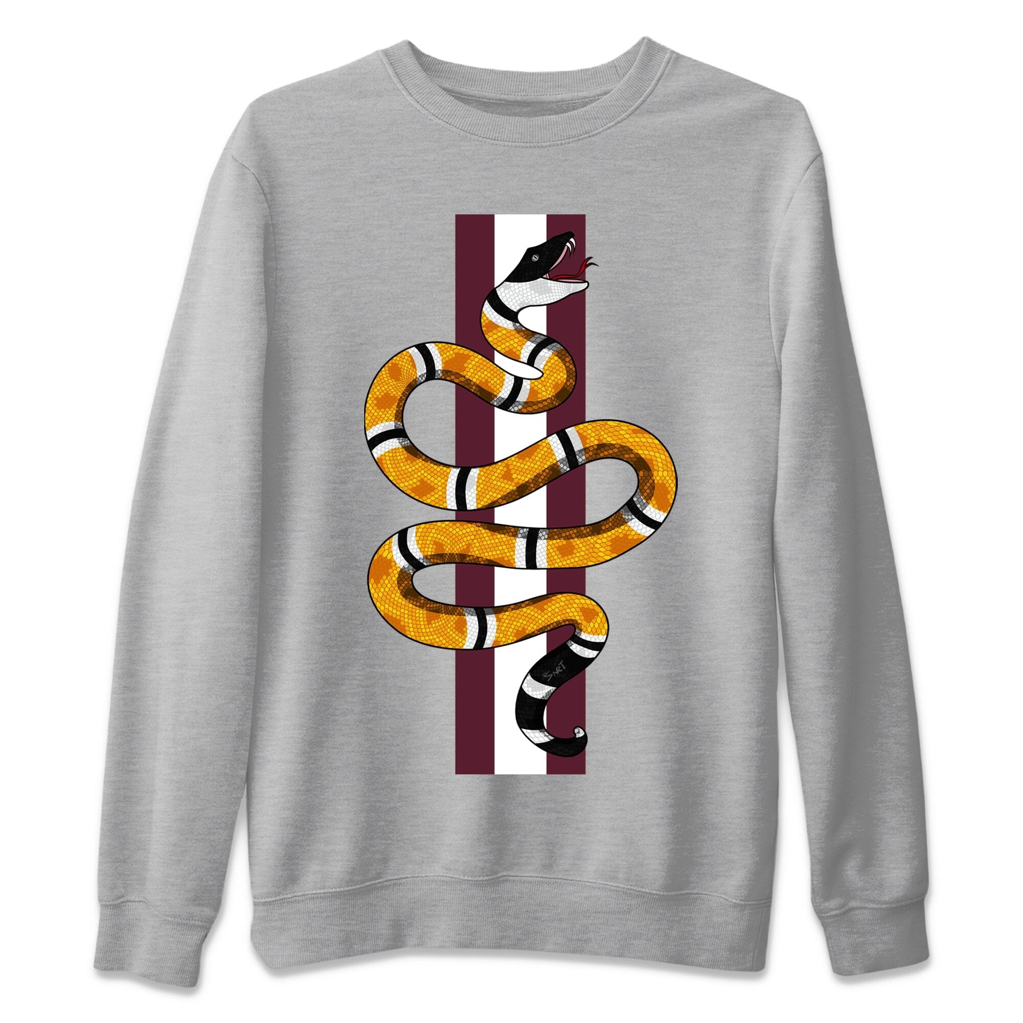 Dunk Arizona State Sneaker Match Tees Snake Sneaker Tees Dunk Arizona State Jordan to match sneaker T-Shirt Crew Neck Shirts