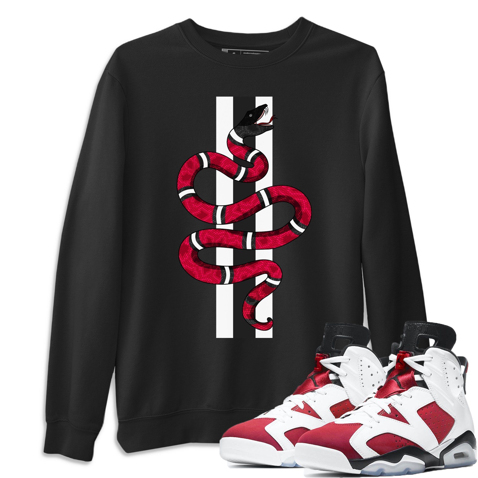 Jordan 6 Carmine Shirt To Match Jordans Snake Sneaker Tees Jordan 6 Carmine Drip Gear Zone Sneaker Matching Clothing Unisex Shirts