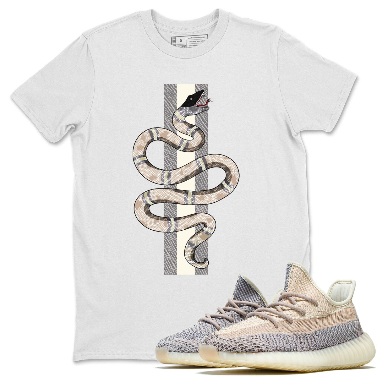 Yeezy 350 Ash Pearl Shirt To Match Jordans Snake Sneaker Tees Yeezy 350 Ash Pearl Drip Gear Zone Sneaker Matching Clothing Unisex Shirts