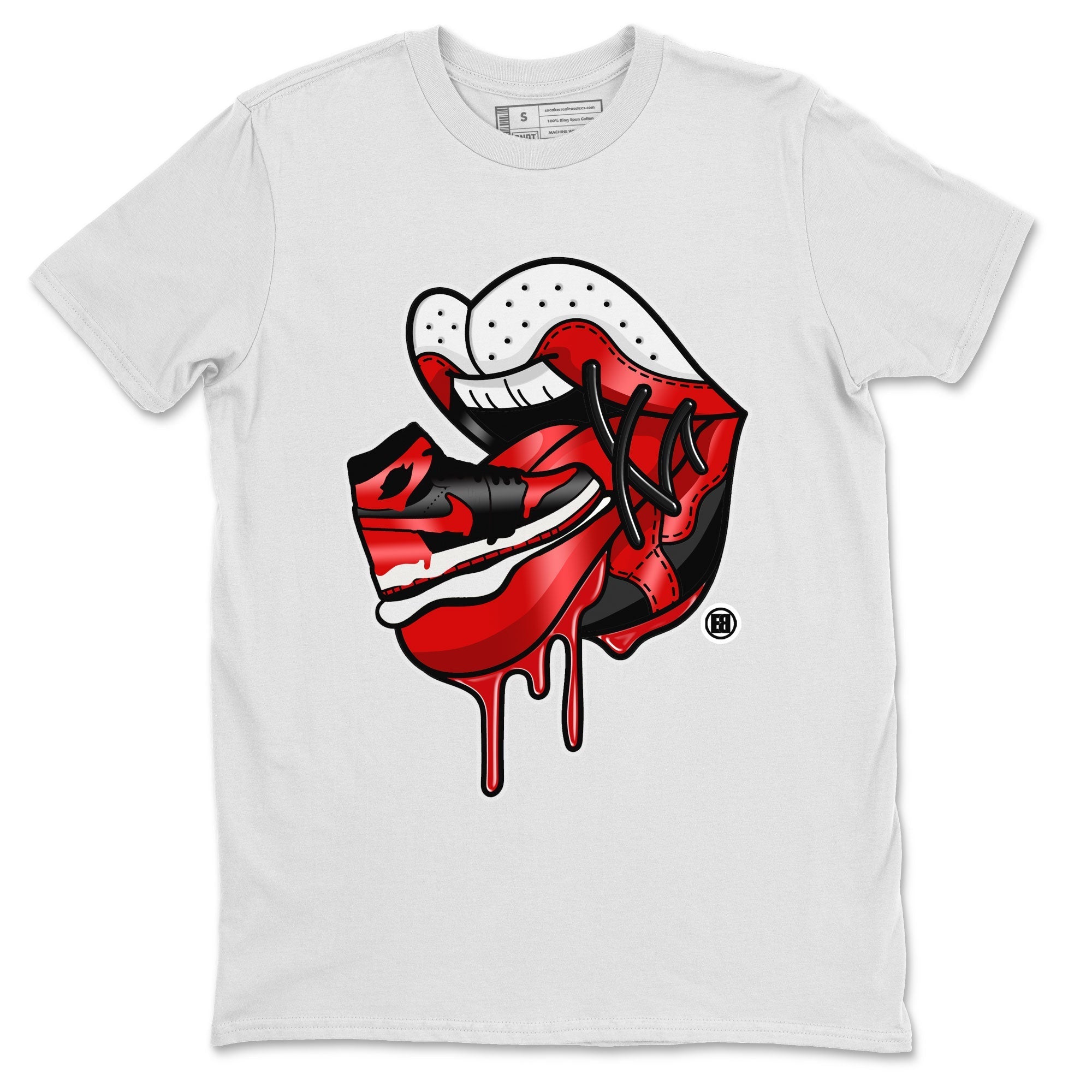 Air Jordan 1 Satin Bred Sneaker Match Tees Sneaker Addiction 2 Streetwear Sneaker Shirt AJ1 Retro Satin Bred Drip Gear Zone Sneaker Matching Clothing Unisex Shirts White 2