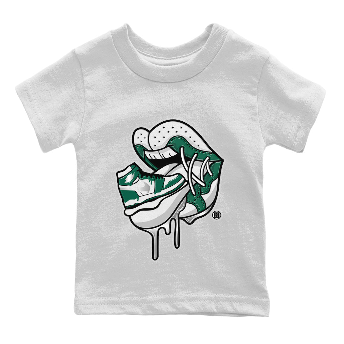 Jordan 1 Gorge Green Sneaker Matching T-Shirt Sneaker Addiction 2 Sneaker Tees Jordan 1 Gorge Green Sneaker Release Tees Kids Shirts