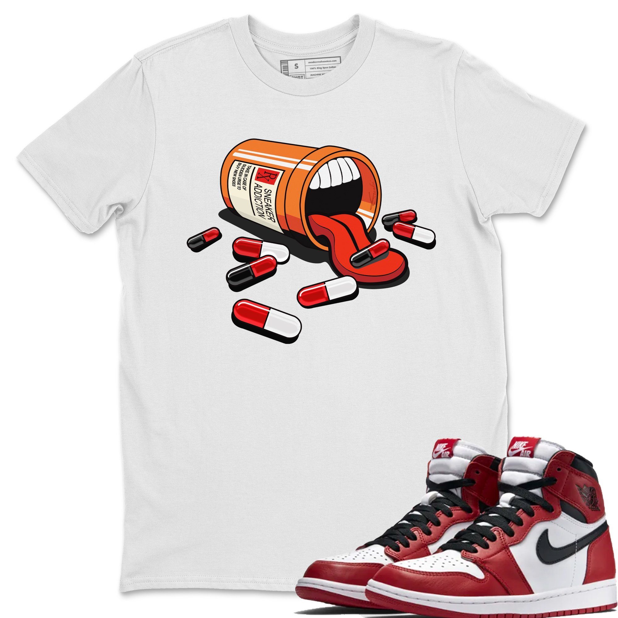 Jordan 1 Varsity Red Shirt To Match Jordans Sneaker Addiction Sneaker Tees Jordan 1 Varsity Red Drip Gear Zone Sneaker Matching Clothing Unisex Shirts