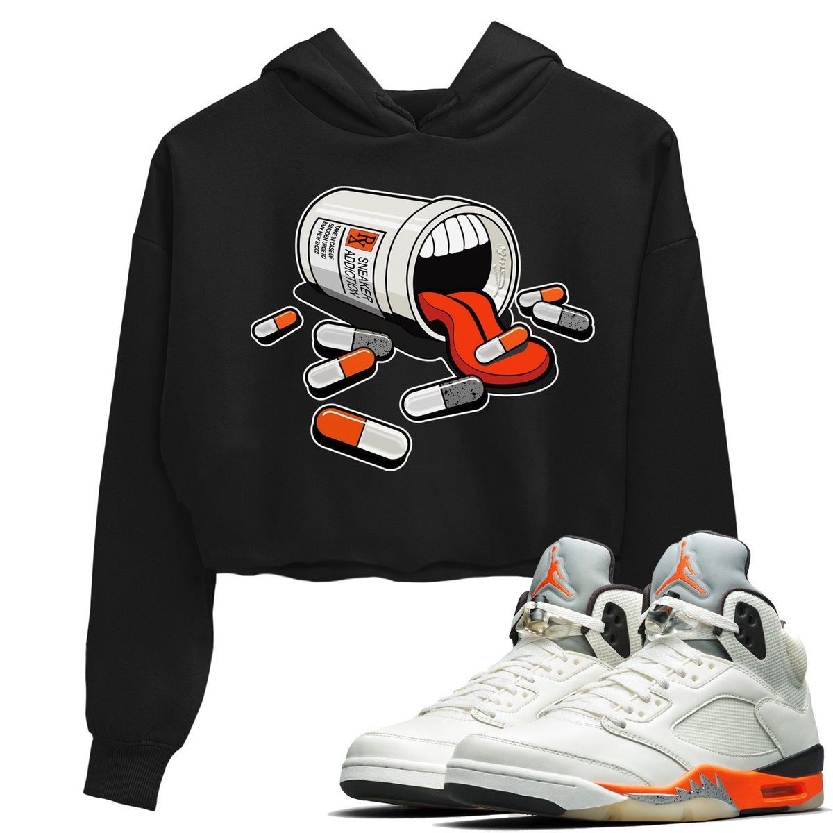 Jordan 5 Shattered Backboard Sneaker Matching T-Shirt Sneaker Addiction Sneaker Tees Jordan 5 Shattered Backboard Sneaker Release Tees Women's Shirts