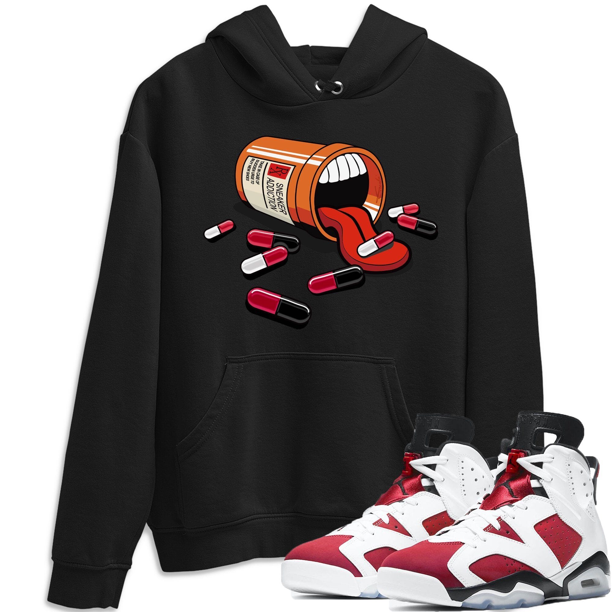 Jordan 6 Carmine Shirt To Match Jordans Sneaker Addiction Sneaker Tees Jordan 6 Carmine Drip Gear Zone Sneaker Matching Clothing Unisex Shirts