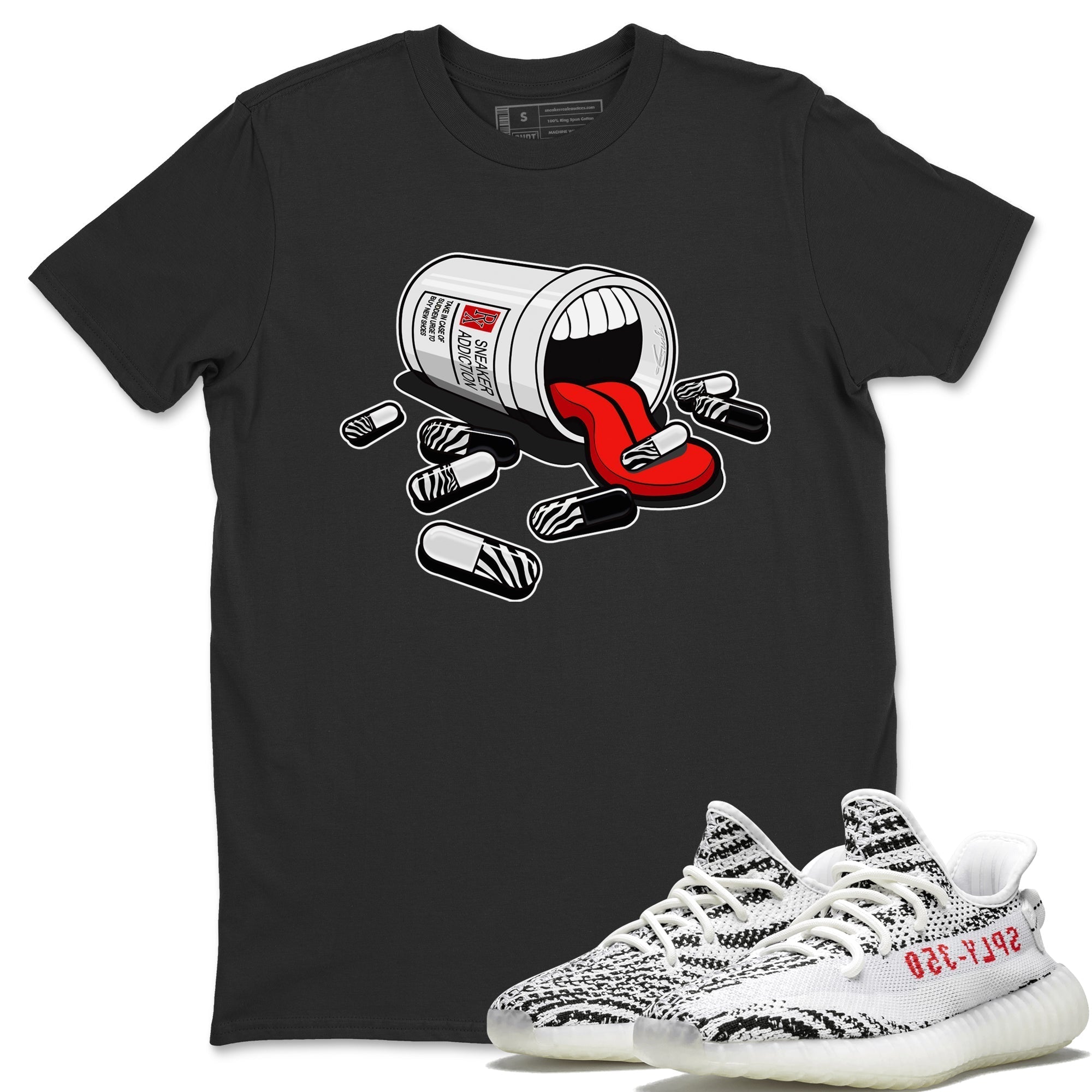 Yeezy 350 Zebra Shirt To Match Jordans Sneaker Addiction Sneaker Tees Yeezy 350 Zebra Drip Gear Zone Sneaker Matching Clothing Unisex Shirts