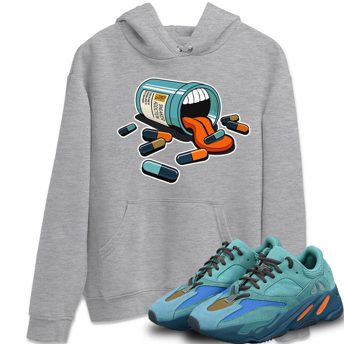 Yeezy 700 Faded Azure Shirt To Match Jordans Sneaker Addiction Sneaker Tees Yeezy 700 Faded Azure Drip Gear Zone Sneaker Matching Clothing Unisex Shirts