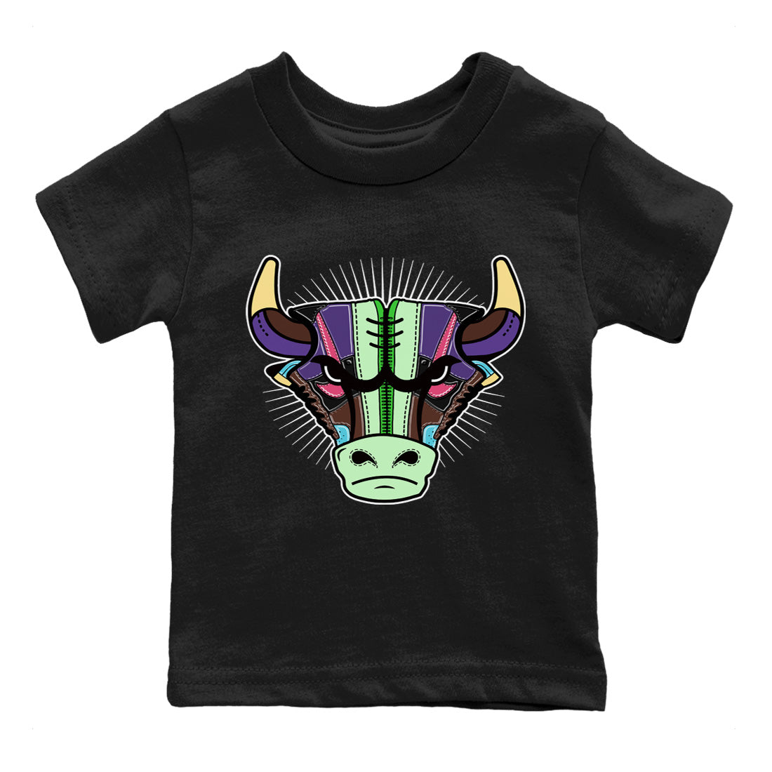 Air Force 1 Undefeated Fauna Brown Sneaker Match Tees Sneaker Bull Head Sneaker Tees Air Force 1 Undefeated Fauna Brown Jordan to match sneaker T-Shirt Kids Shirts