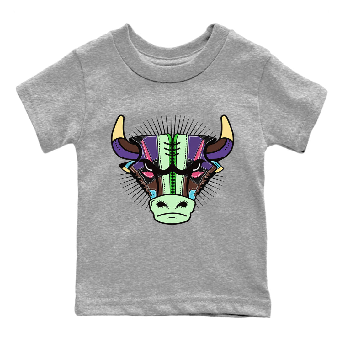 Air Force 1 Undefeated Fauna Brown Sneaker Match Tees Sneaker Bull Head Sneaker Tees Air Force 1 Undefeated Fauna Brown Jordan to match sneaker T-Shirt Kids Shirts