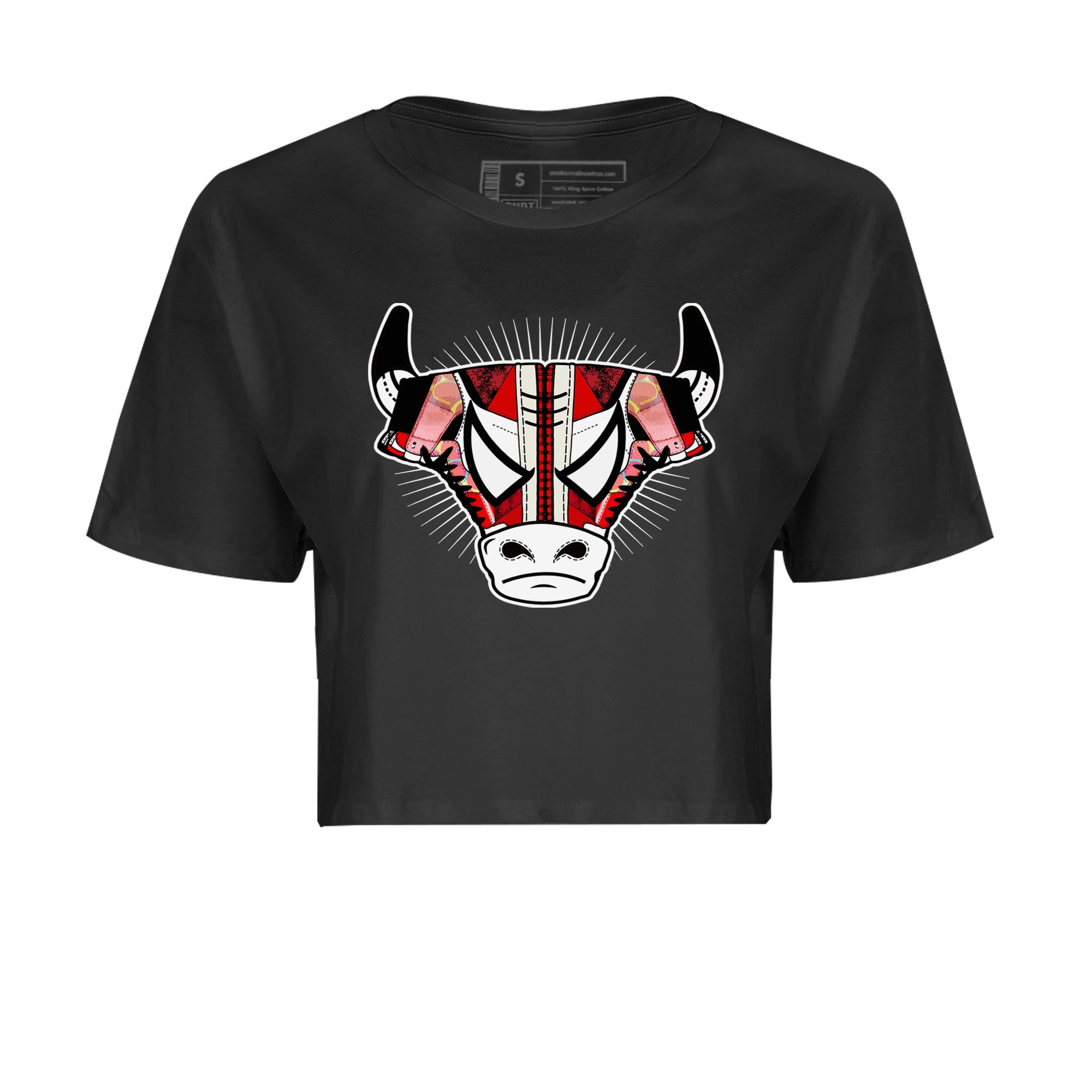 Air Jordan 1 Spider Man Sneaker Match Tees Sneaker Bull Head Sneaker Release Tees AJ1 Spider Man Sneaker Release Tees Women's Shirts Black 2