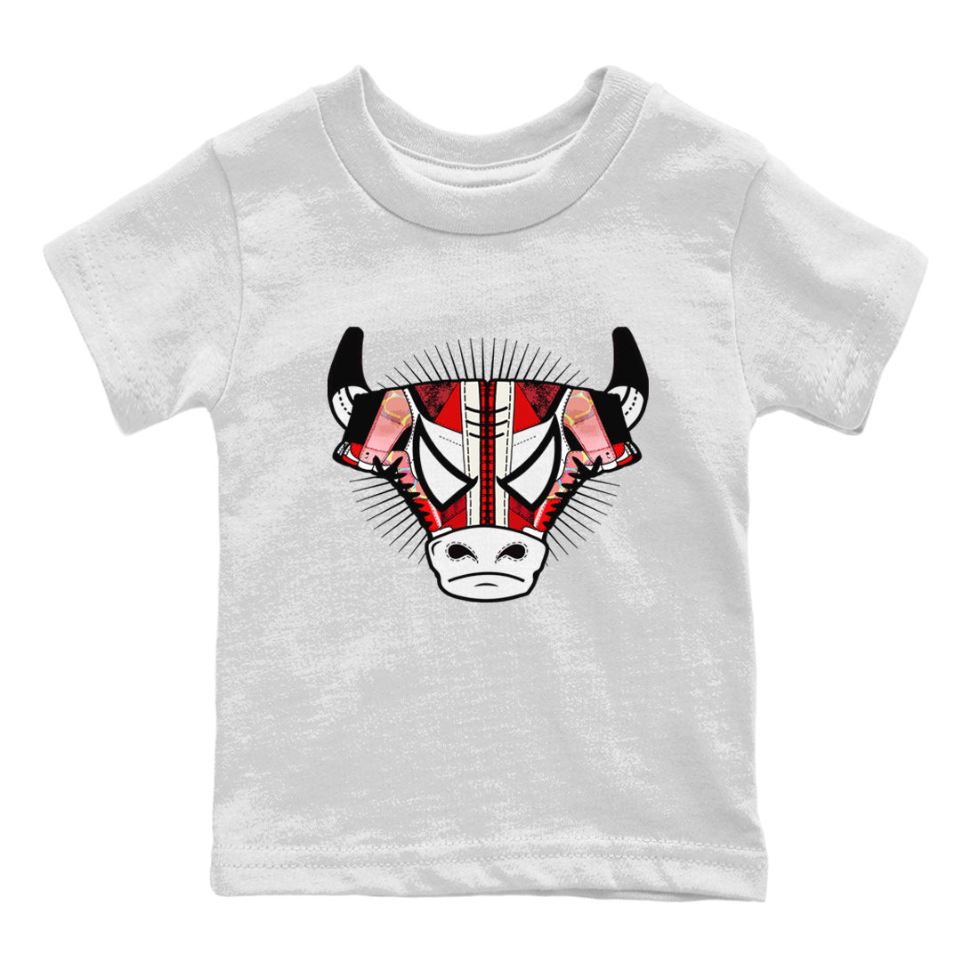 Air Jordan 1 Spider Man Sneaker Match Tees Sneaker Bull Head Sneaker Release Tees AJ1 Spider Man Sneaker Release Tees Kids Shirts White 2