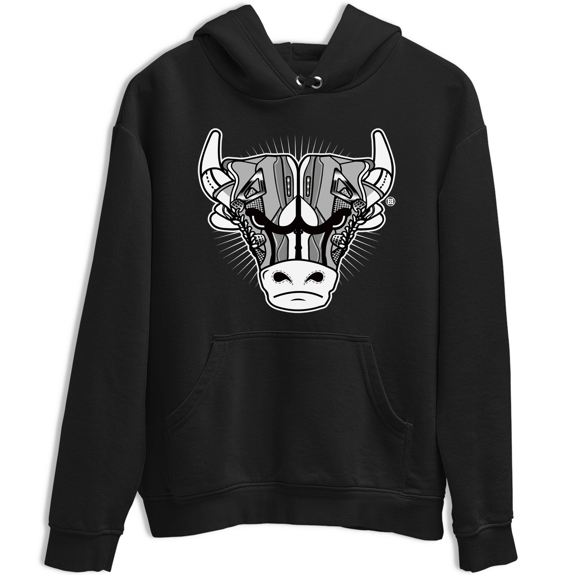 Air Jordan 4 Retro Frozen Moments shirt to match jordans Sneaker Bull Head Streetwear Sneaker Shirt Air Jordan 4 Frozen Moments Drip Gear Zone Sneaker Matching Clothing Unisex Black 2 T-Shirt