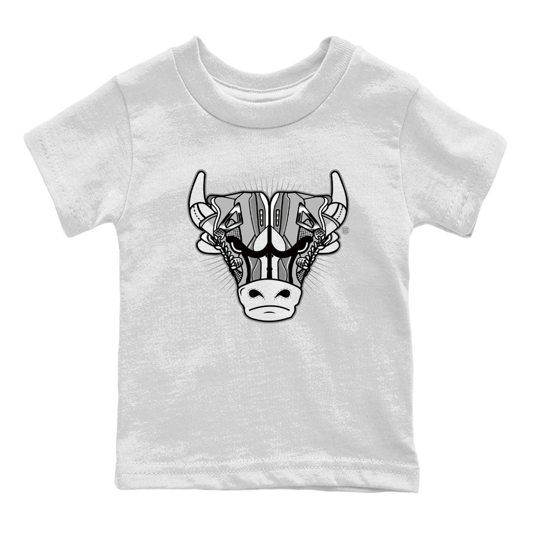 Air Jordan 4 Retro Frozen Moments shirt to match jordans Sneaker Bull Head Streetwear Sneaker Shirt Air Jordan 4 Frozen Moments Drip Gear Zone Sneaker Matching Clothing Baby Toddler White 2 T-Shirt