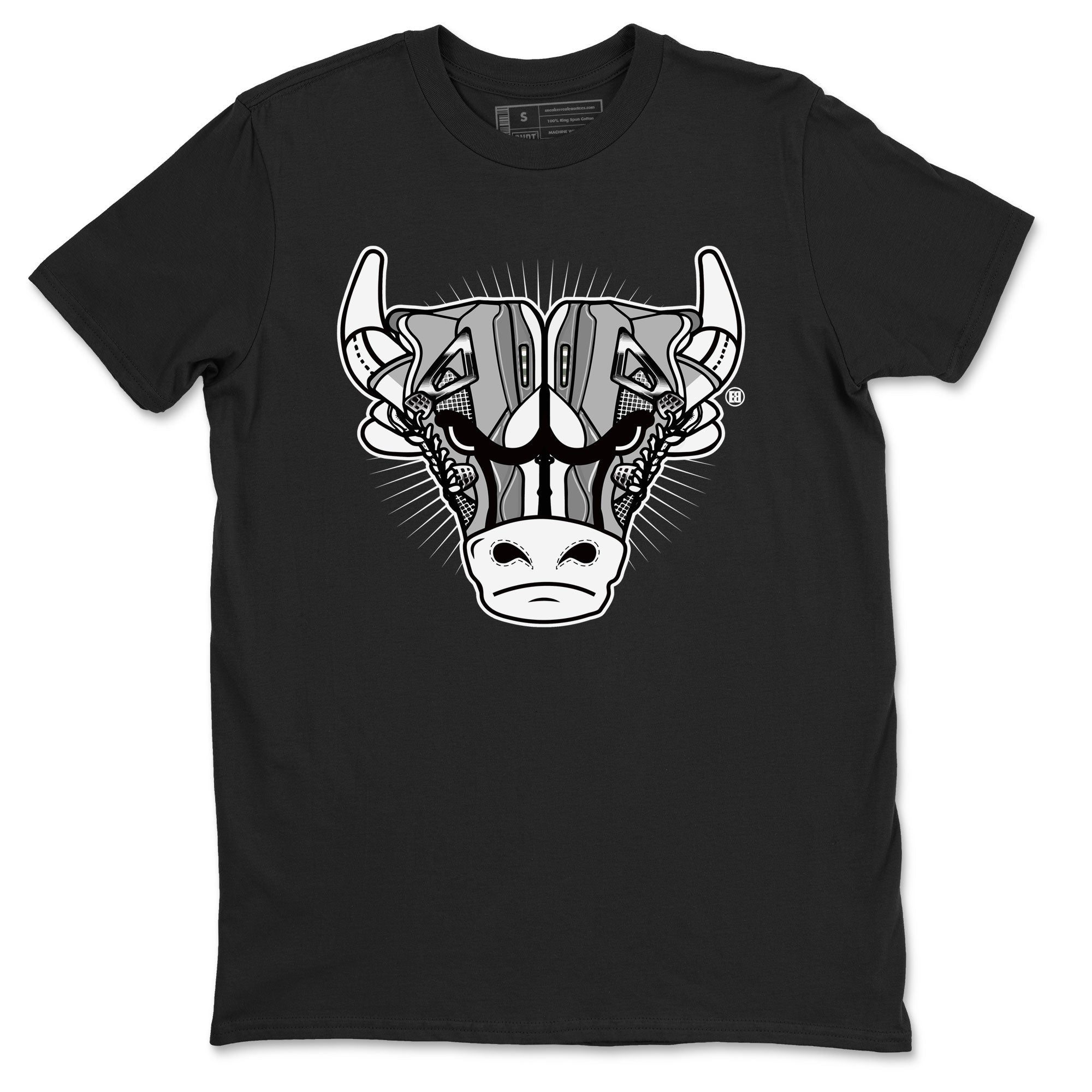 Air Jordan 4 Retro Frozen Moments shirt to match jordans Sneaker Bull Head Streetwear Sneaker Shirt Air Jordan 4 Frozen Moments Drip Gear Zone Sneaker Matching Clothing Unisex Black 2 T-Shirt