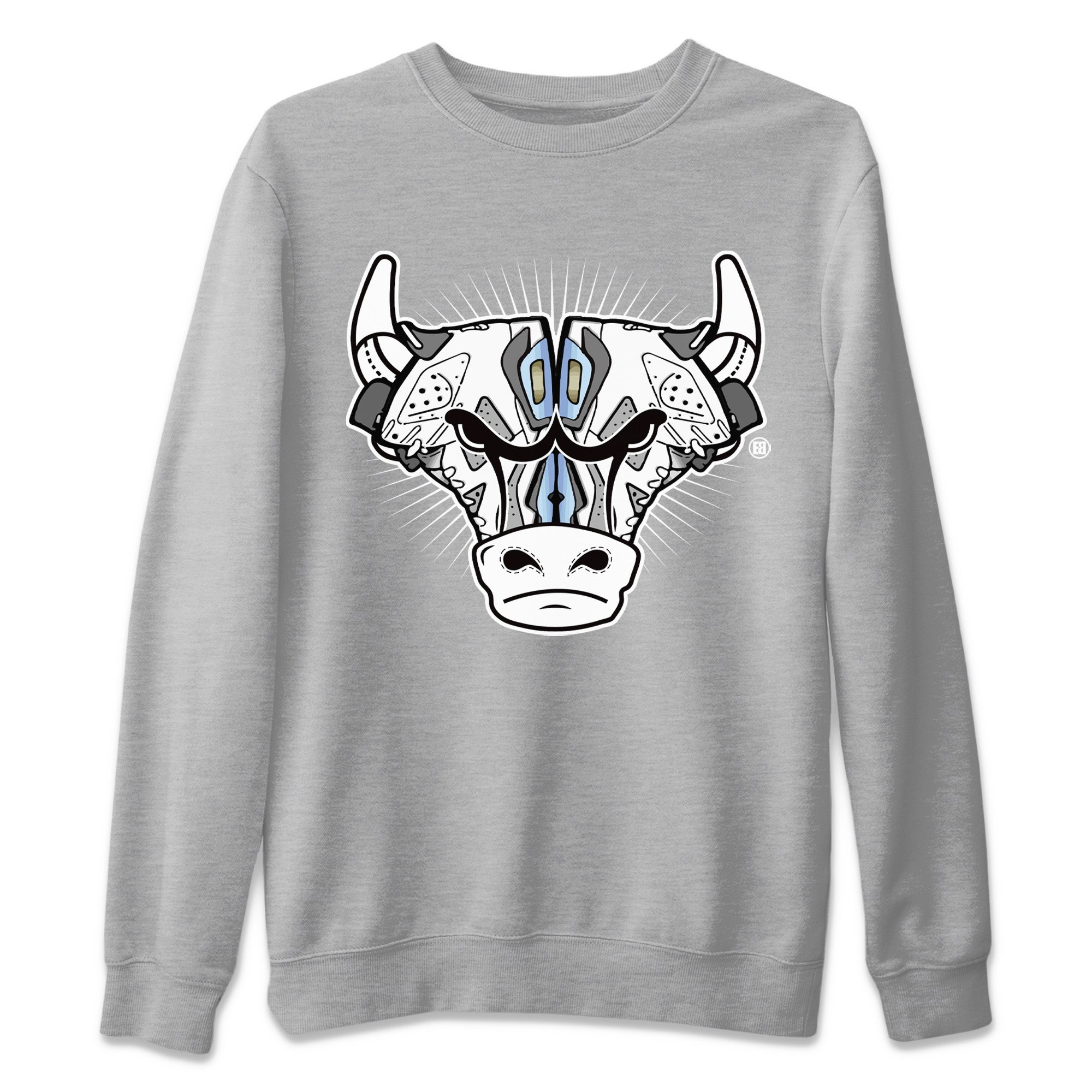 Jordan 6 Cool Grey Shirt To Match Jordans Sneaker Bull Head Sneaker Tees Jordan 6 Cool Grey Drip Gear Zone Sneaker Matching Clothing Unisex Shirts