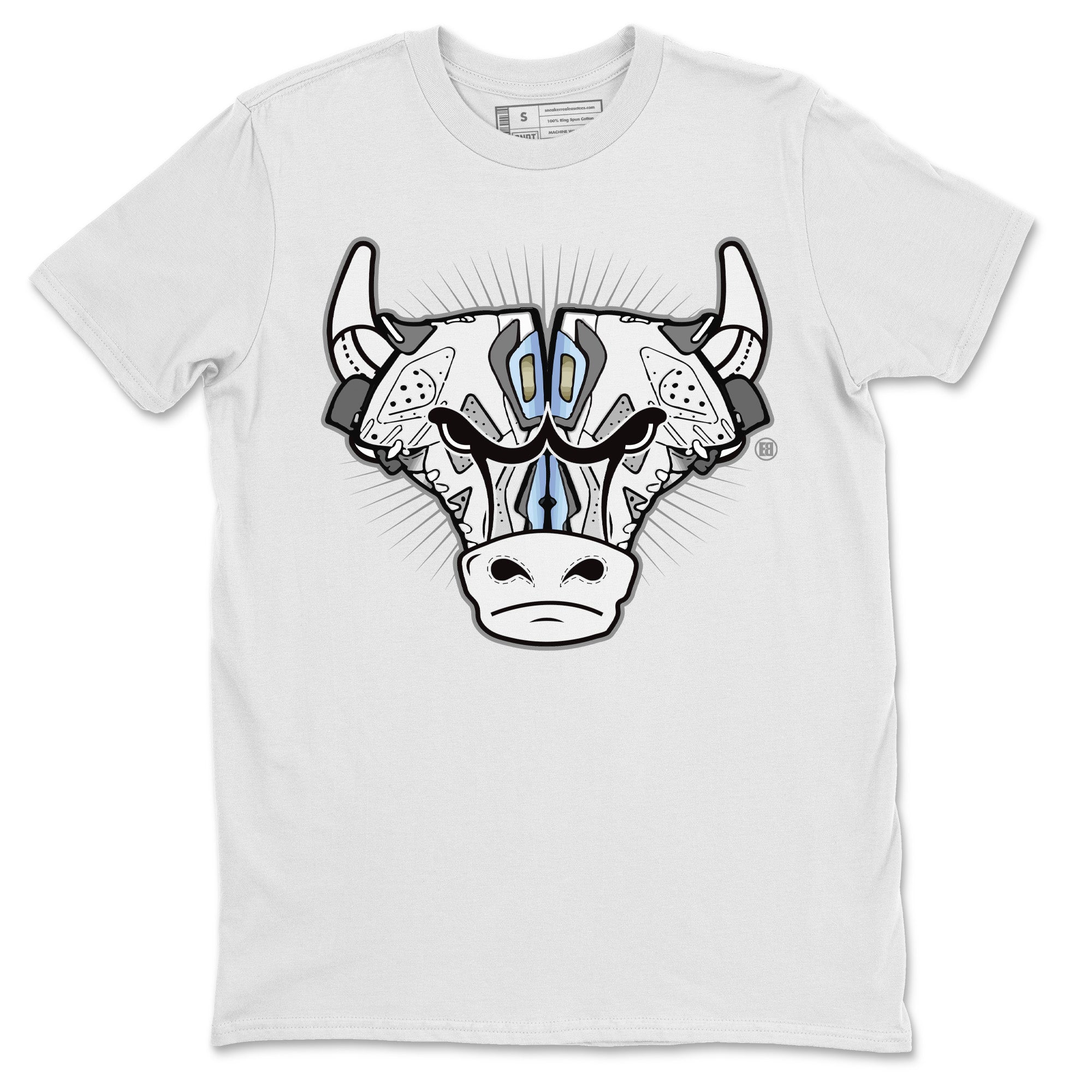 Jordan 6 Cool Grey Shirt To Match Jordans Sneaker Bull Head Sneaker Tees Jordan 6 Cool Grey Drip Gear Zone Sneaker Matching Clothing Unisex Shirts