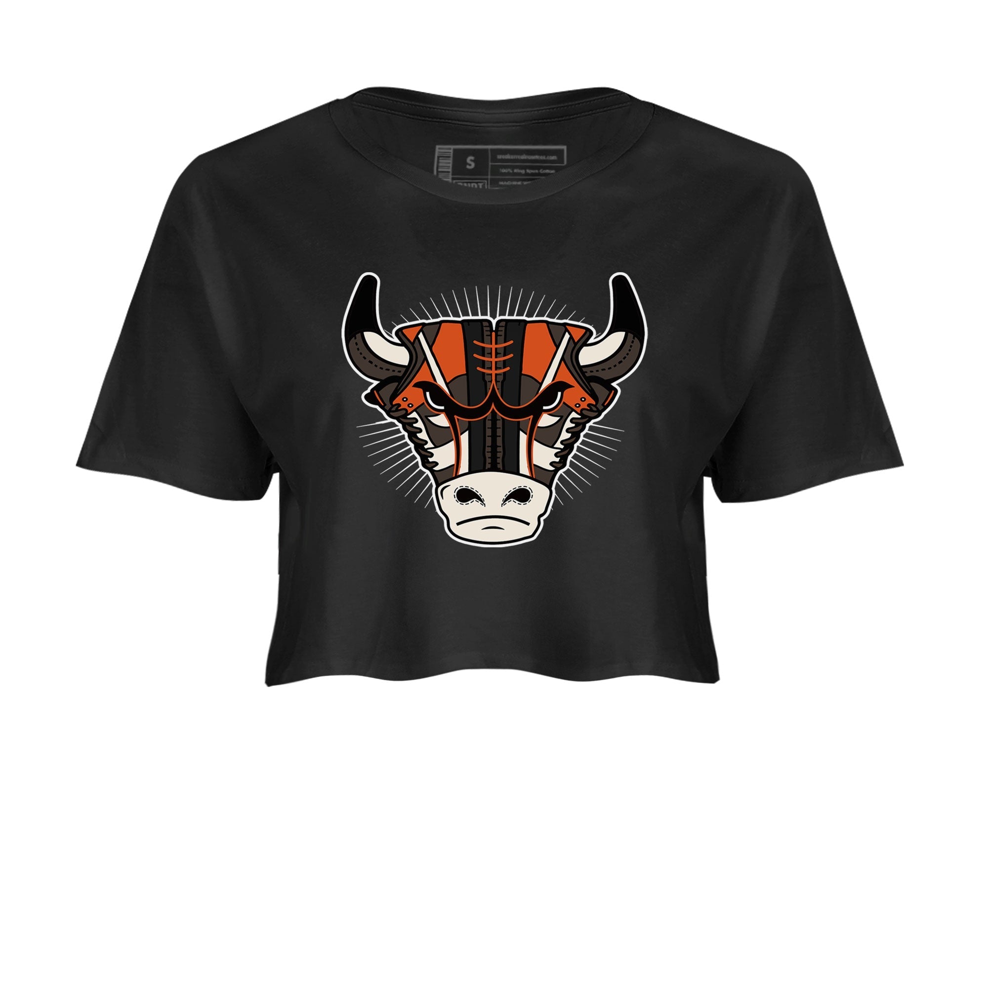 Nike Dunk Low Red Panda shirt to match jordans Sneaker Bull Head sneaker tees Dunk Red Panda Drip Gear Zone Sneaker T-Shirts Black 2 Crop T-Shirt
