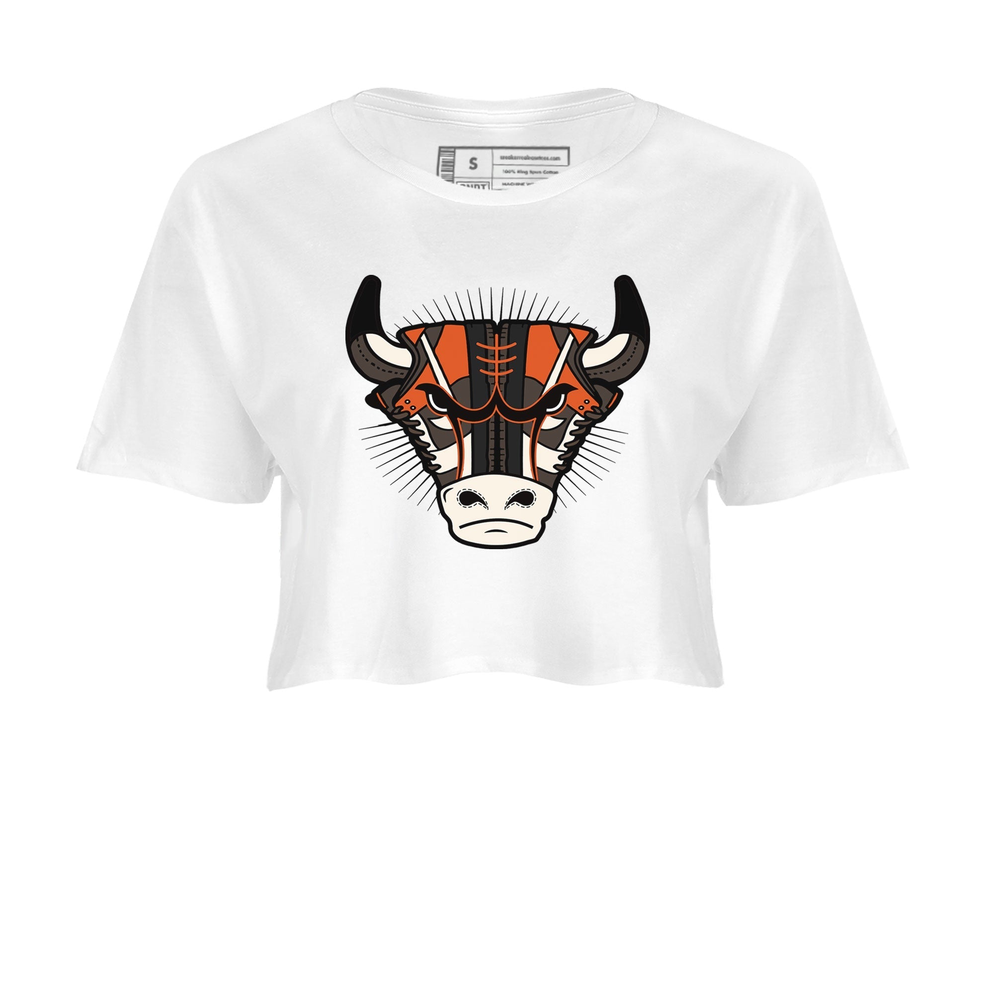 Nike Dunk Low Red Panda shirt to match jordans Sneaker Bull Head sneaker tees Dunk Red Panda Drip Gear Zone Sneaker T-Shirts White 2 Crop T-Shirt