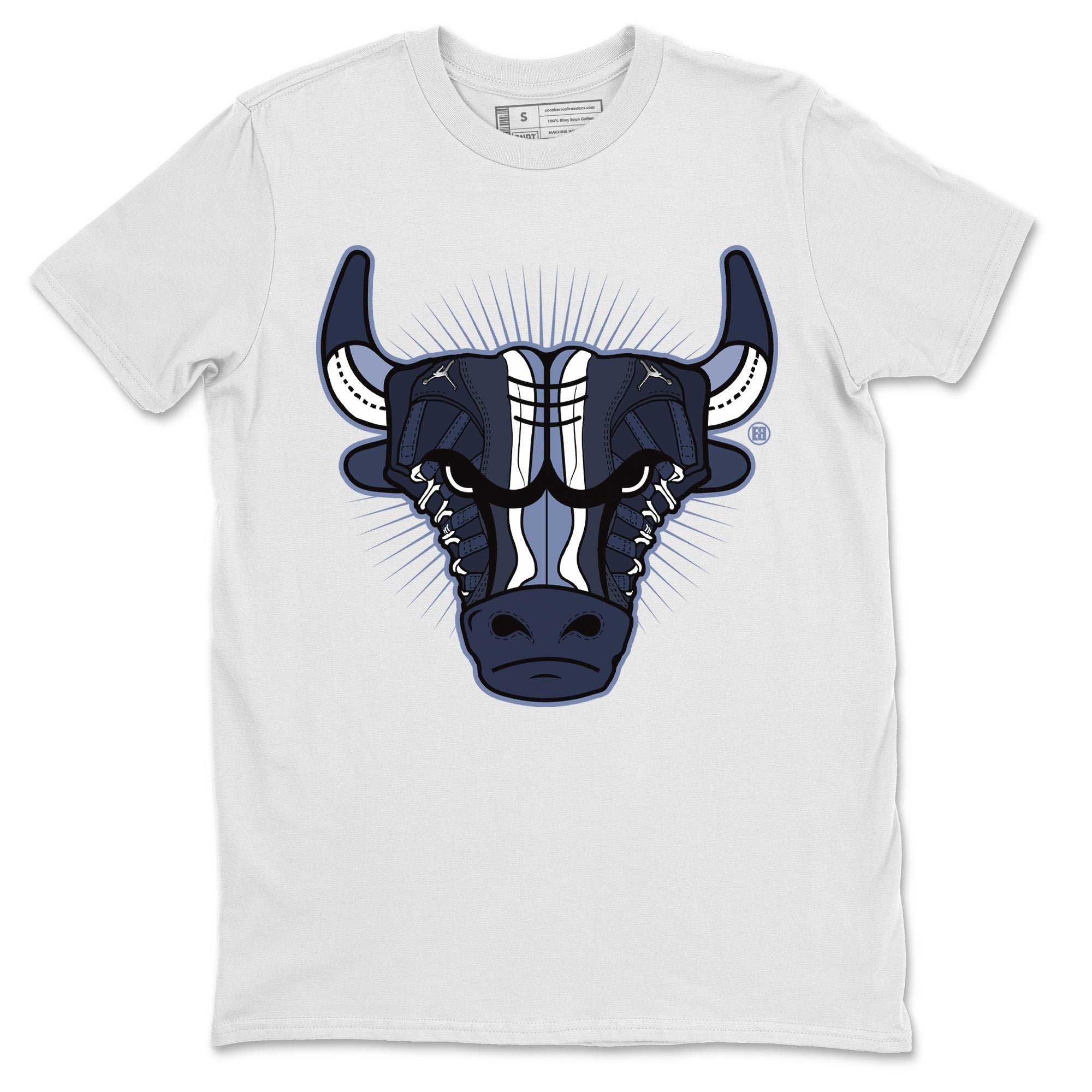 Jordan 11 Midnight Navy Shirt To Match Jordans Sneaker Bull Head Sneaker Tees Jordan 11 Midnight Navy Drip Gear Zone Sneaker Matching Clothing Unisex Shirts