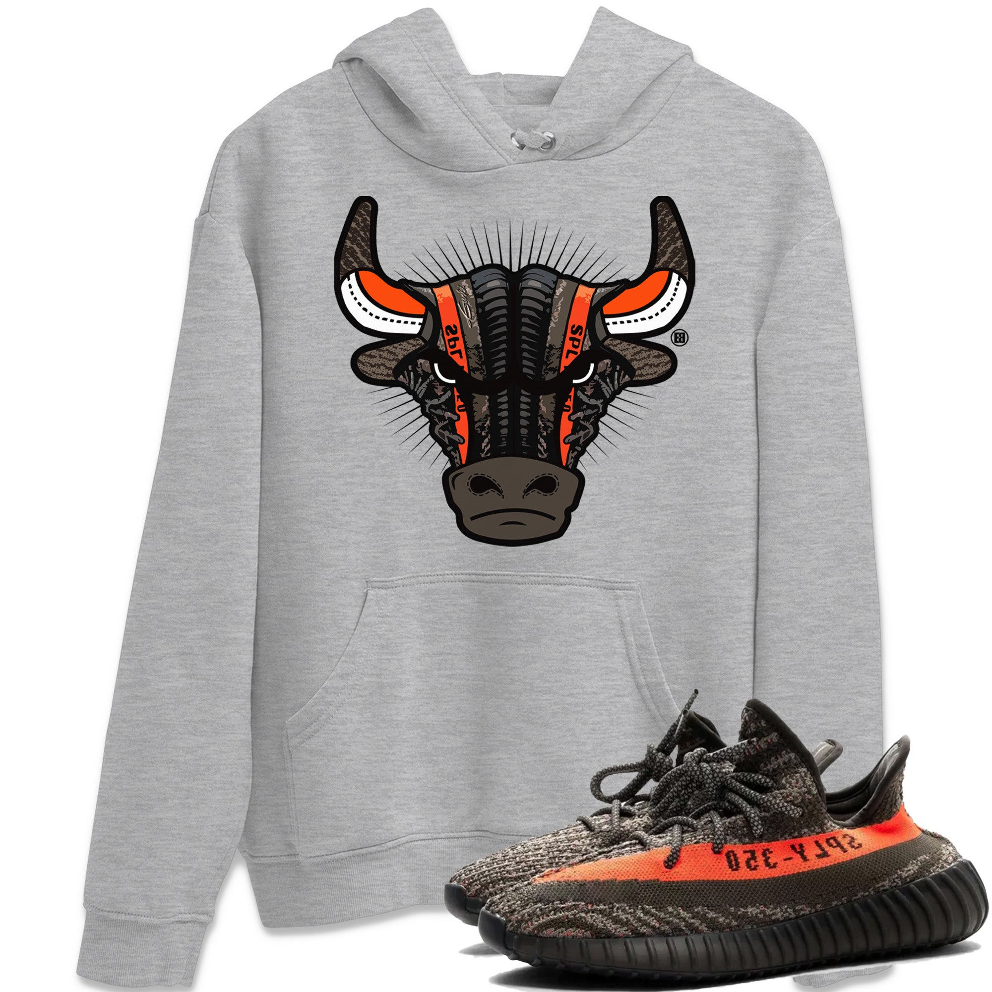 Yeezy 350 Carbon Beluga Shirt To Match Jordans Sneaker Bull Head Sneaker Tees Yeezy 350 Carbon Beluga Drip Gear Zone Sneaker Matching Clothing Unisex Shirts