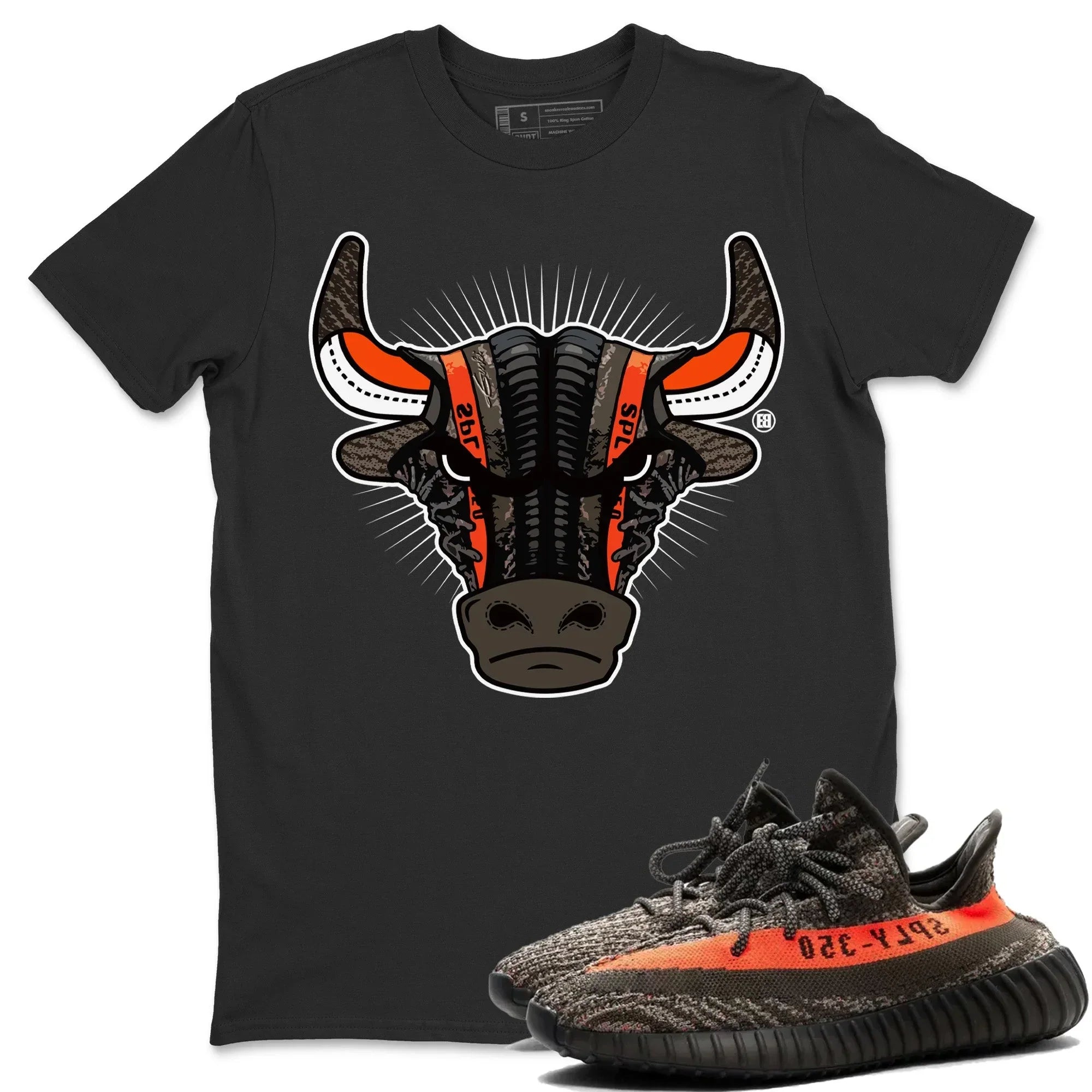 Yeezy 350 Carbon Beluga Shirt To Match Jordans Sneaker Bull Head Sneaker Tees Yeezy 350 Carbon Beluga Drip Gear Zone Sneaker Matching Clothing Unisex Shirts