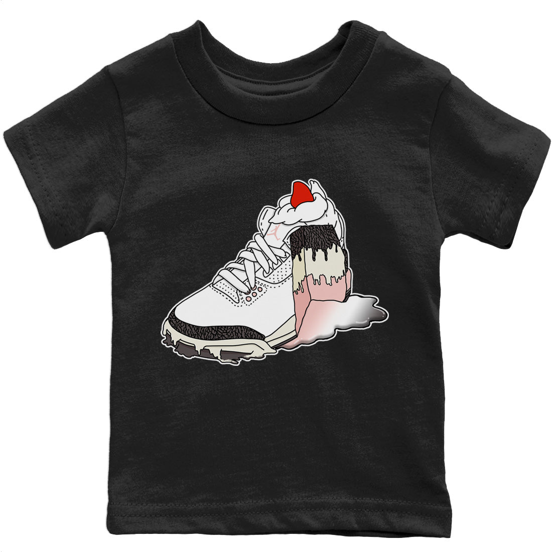 Jordan 3 Atmosphere Sneaker Matching T-Shirt Sneaker Cake Sneaker Tees Jordan 3 Atmosphere Sneaker Release Tees Kids Shirts
