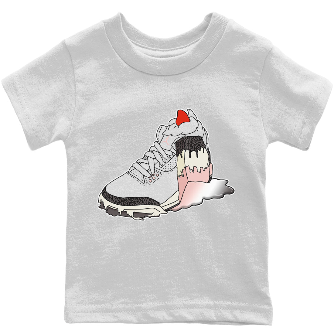 Jordan 3 Atmosphere Sneaker Matching T-Shirt Sneaker Cake Sneaker Tees Jordan 3 Atmosphere Sneaker Release Tees Kids Shirts
