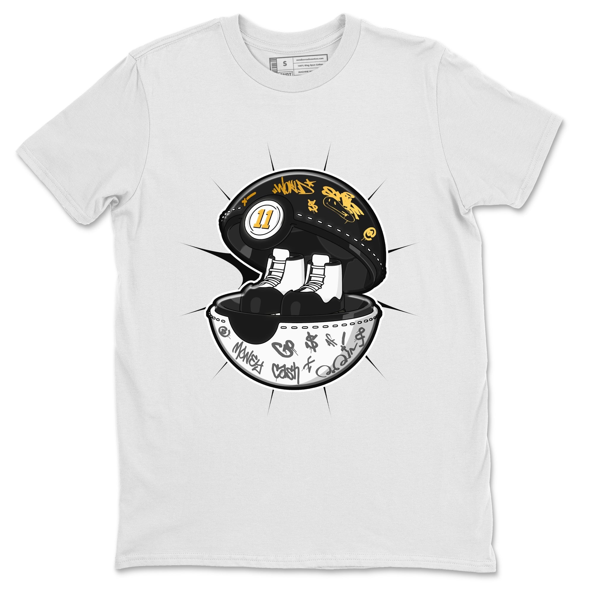 Air Jordan 11 Gratitude shirt to match jordans Sneaker Capsule sneaker tees AJ11 Gratitude Drip Gear Zone Unisex White 2 T-Shirt