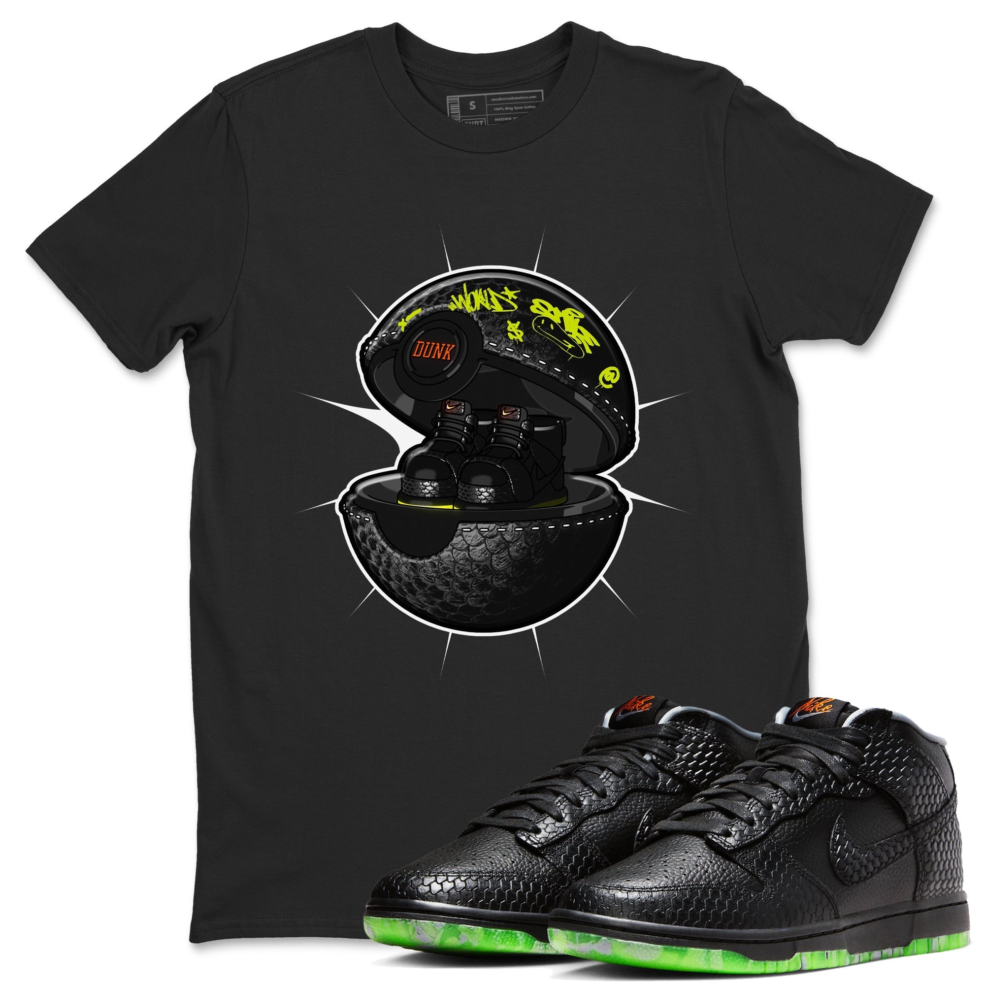 Dunk Halloween shirt to match jordans Sneaker Capsule sneaker tees halloween horror nights Nike Dunk Halloween Drip Gear Zone Unisex Crew Neck Tee Black 1 T-Shirt