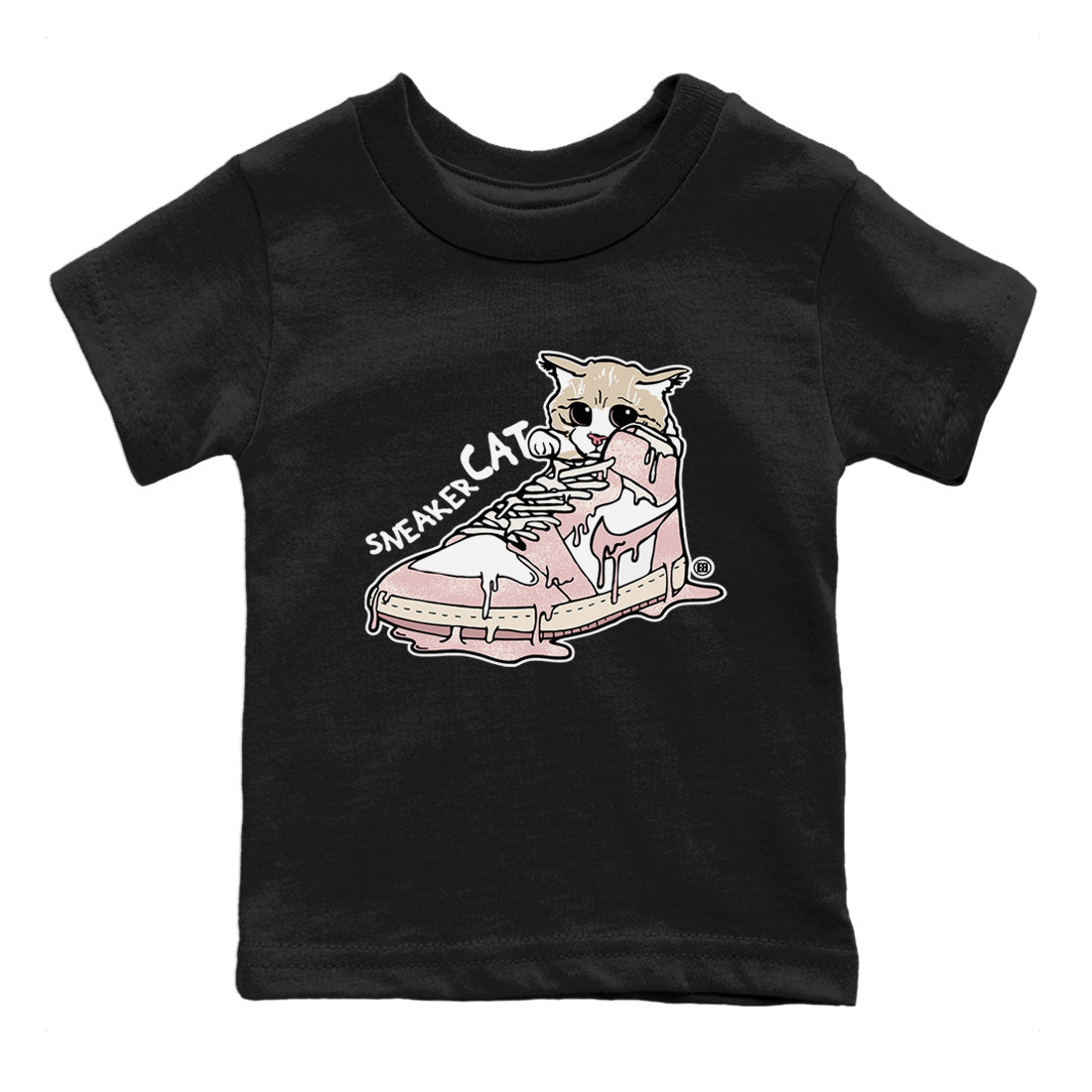 Air Jordan 1 Washed Pink Sneaker Match Tees Sneaker Cat Streetwear Sneaker Shirt Air Jordan 1 High OG WMNS Washed Pink Sneaker Release Tees Kids Shirts Black 2