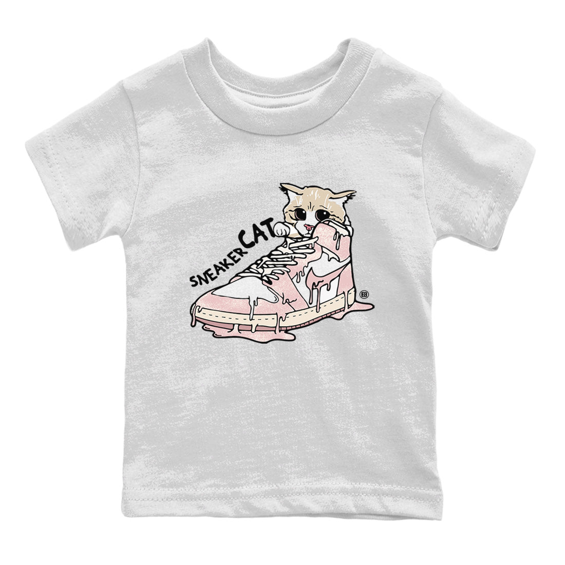 Air Jordan 1 Washed Pink Sneaker Match Tees Sneaker Cat Streetwear Sneaker Shirt Air Jordan 1 High OG WMNS Washed Pink Sneaker Release Tees Kids Shirts White 2