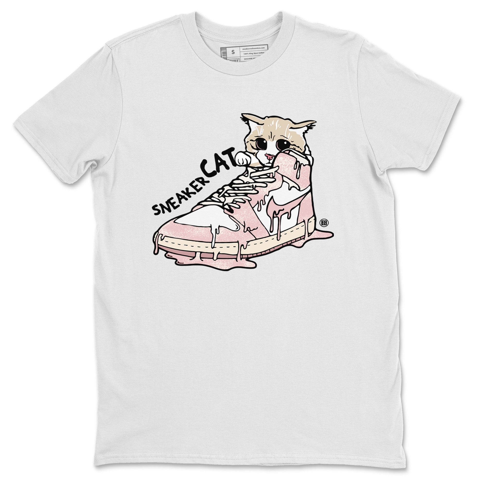 Air Jordan 1 Washed Pink Sneaker Match Tees Sneaker Cat Streetwear Sneaker Shirt Air Jordan 1 High OG WMNS Washed Pink Sneaker Release Tees Unisex Shirts White 2