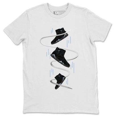Air Jordan 7 Chambray Sneaker Match Tees Sneaker Drop Sneaker Tees AJ7 Chambray Sneaker Release Tees Unisex Shirts White 2