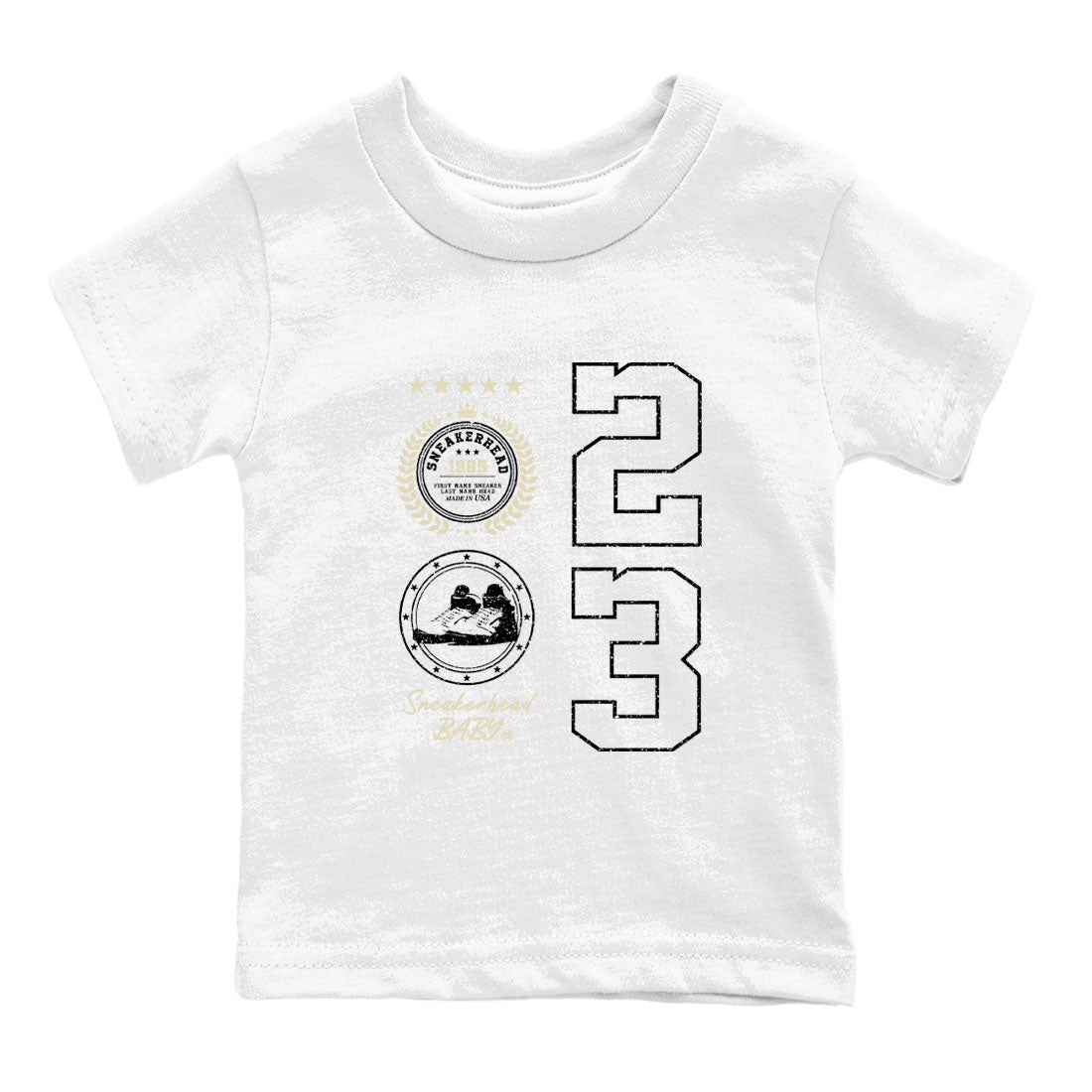 Air Jordan 5 Sail shirt to match jordans streetwear brand Sneaker Emblem sneaker tees Air Jordan 5 Sail Drip Gear Zone baby toddler White 2 cotton Shirt