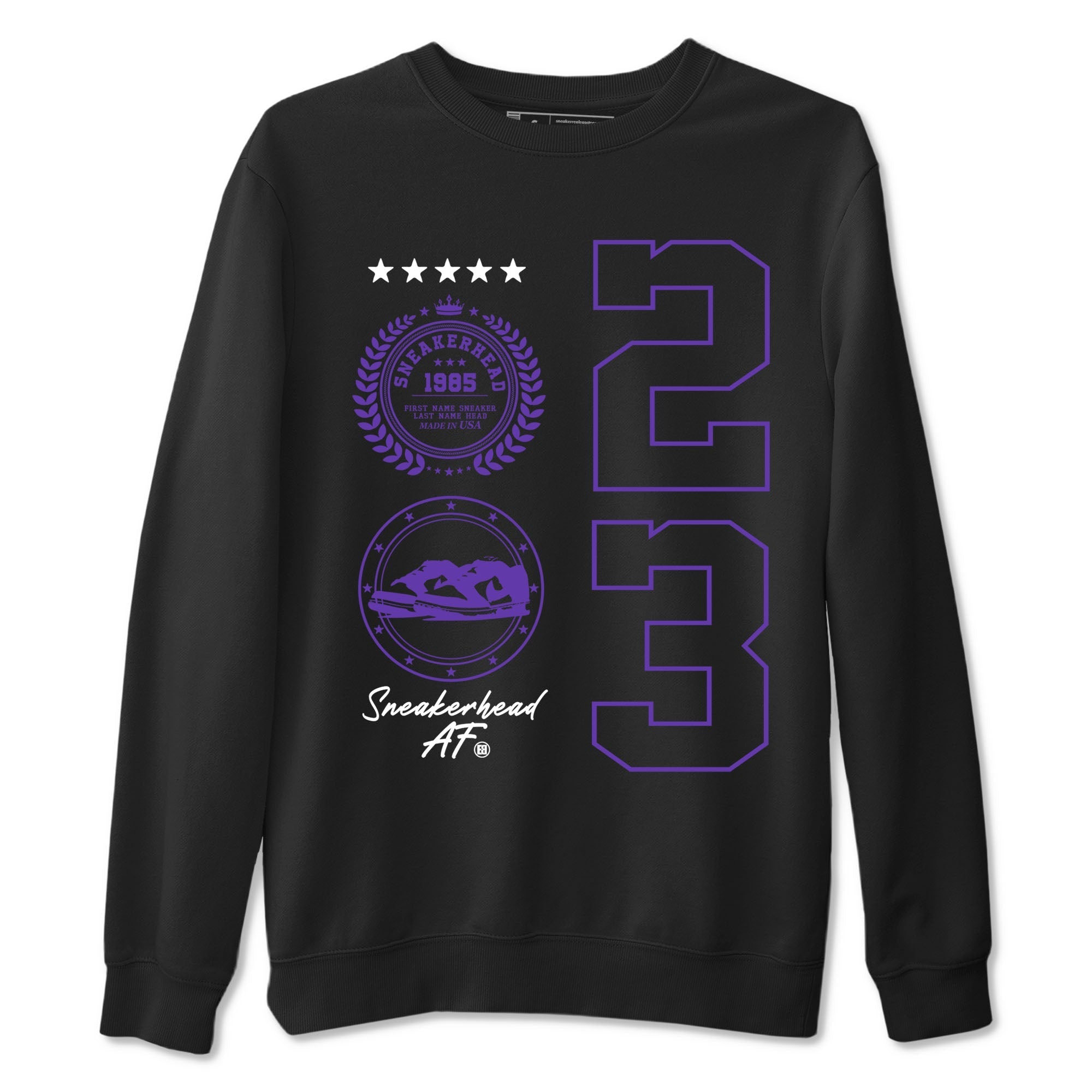 Sneaker Emblem sneaker match tees to Court Purple Dunks street fashion brand for shirts to match Jordans Drip Gear Zone Dunk Low Court Purple unisex t-shirt Black 2 unisex shirt