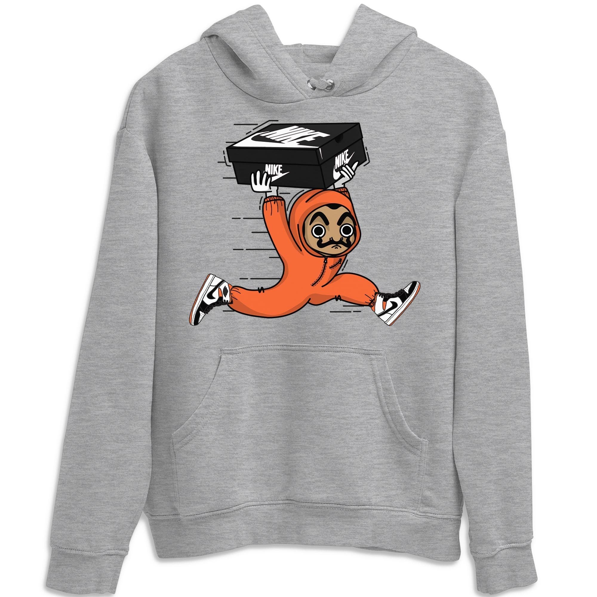 Jordan 1 Electro Orange Sneaker Matching T-Shirt Sneaker Heist Sneaker Tees Jordan 1 Electro Orange Sneaker Release Tees Crew Neck Tees