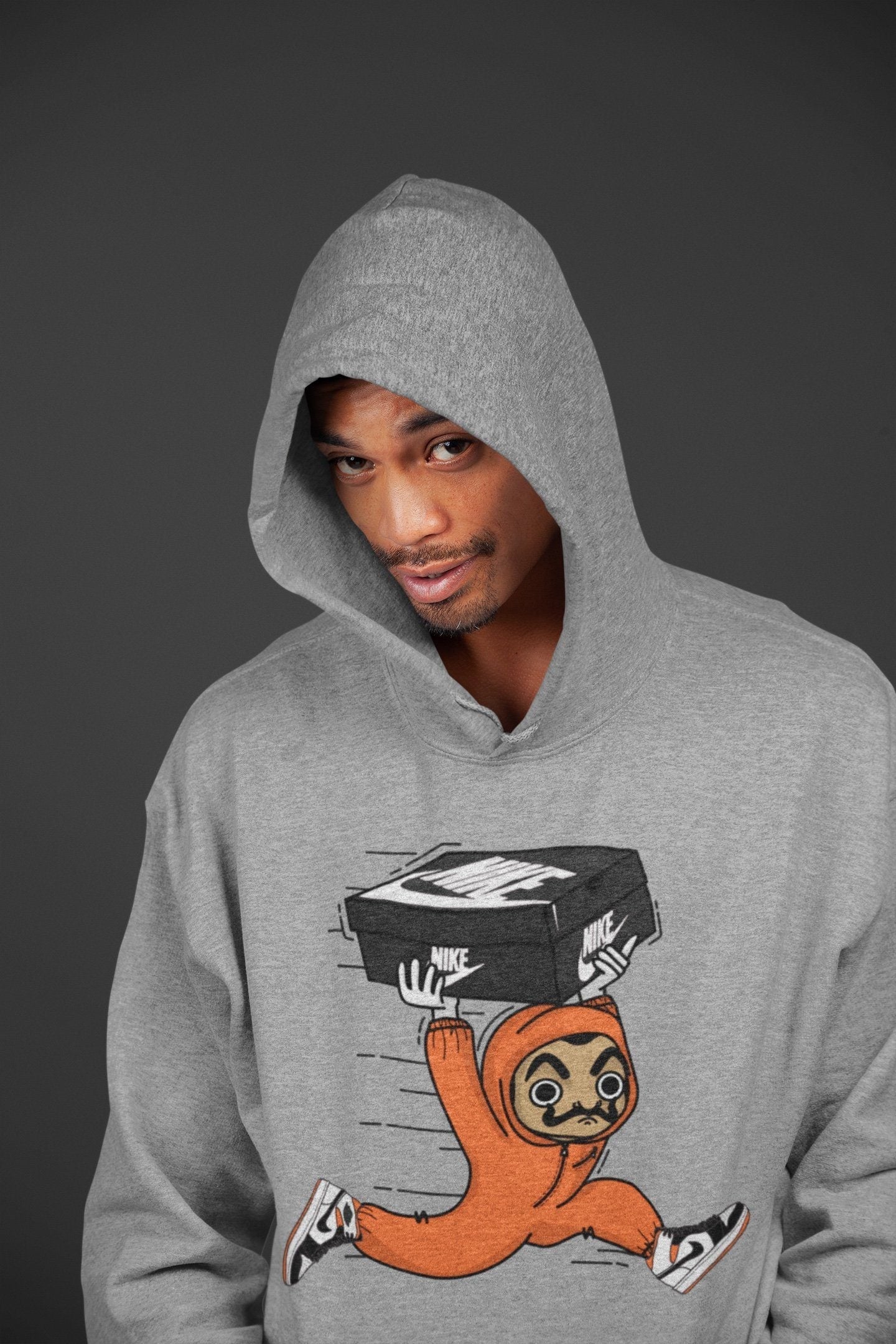 Jordan 1 Electro Orange Sneaker Matching T-Shirt Sneaker Heist Sneaker Tees Jordan 1 Electro Orange Sneaker Release Tees Crew Neck Tees