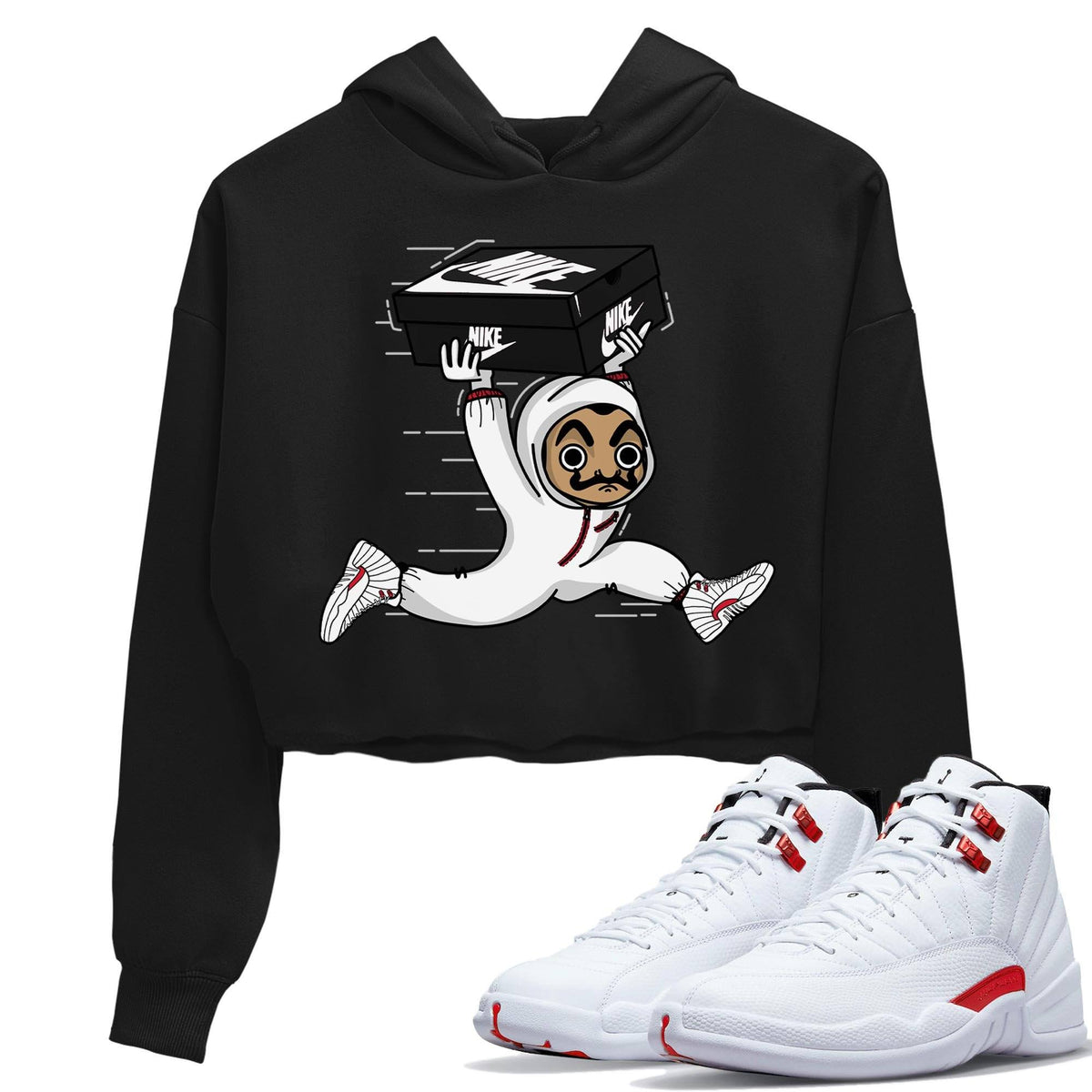 Jordan 12 Twist Sneaker Matching T-Shirt Sneaker Heist Sneaker Tees Jordan 12 Twist Sneaker Release Tees Women's Shirts