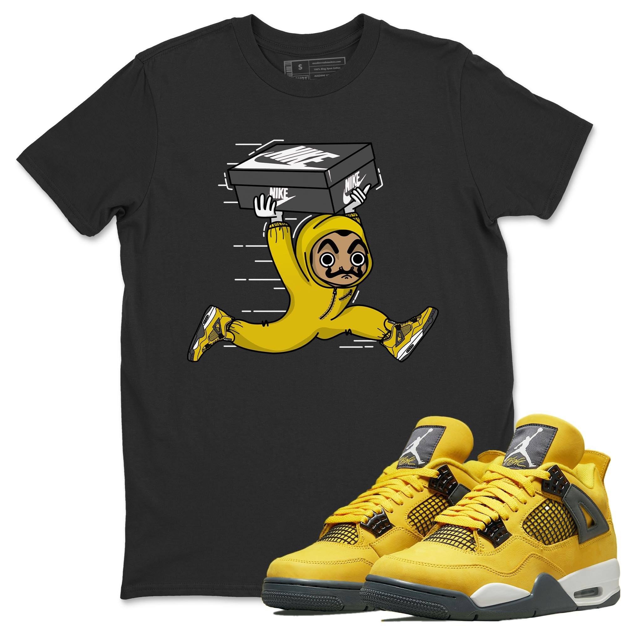 Jordan 4 Lightning Shirt To Match Jordans Sneaker Heist Sneaker Tees Jordan 4 Lightning Drip Gear Zone Sneaker Matching Clothing Unisex Shirts