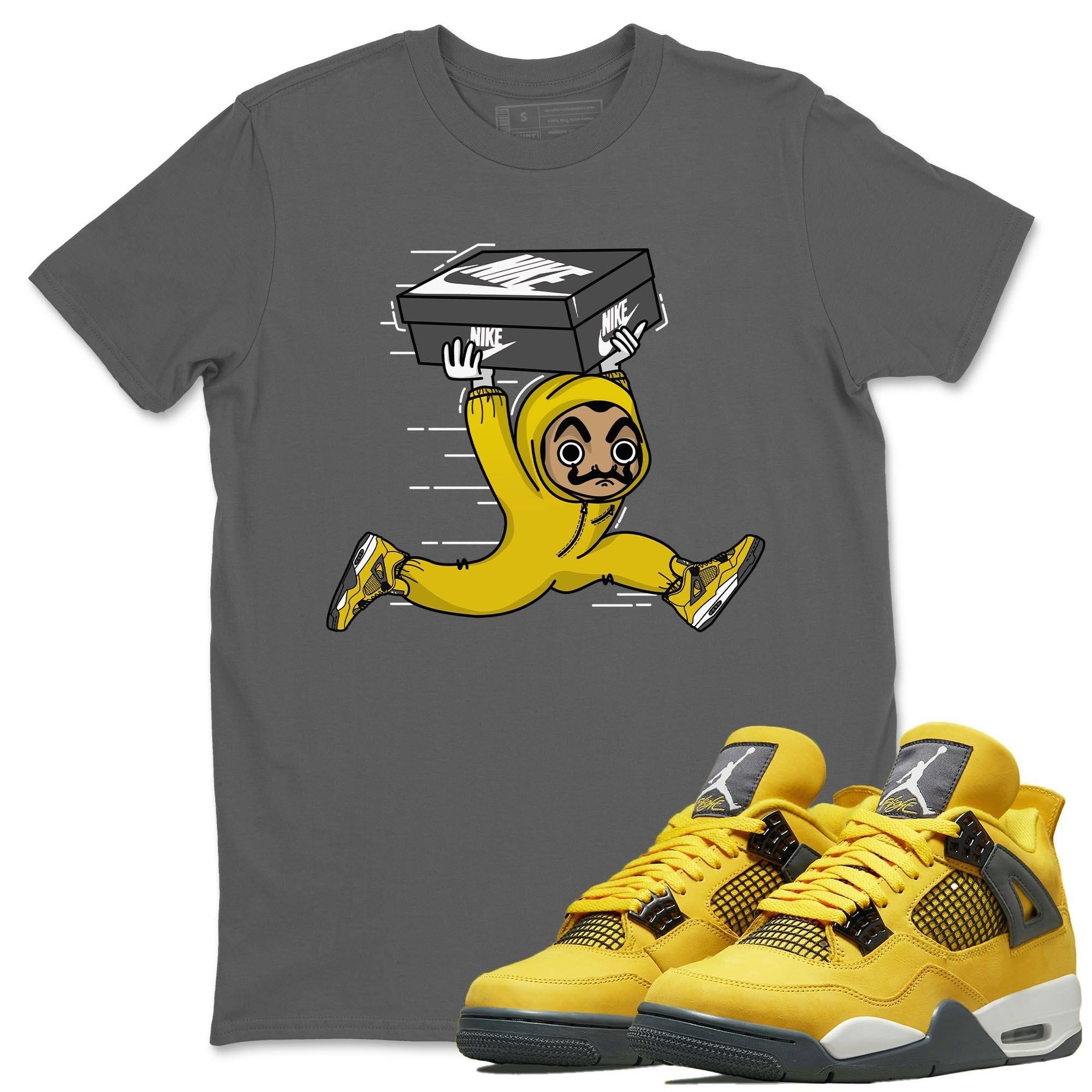 Jordan 4 Lightning Shirt To Match Jordans Sneaker Heist Sneaker Tees Jordan 4 Lightning Drip Gear Zone Sneaker Matching Clothing Unisex Shirts